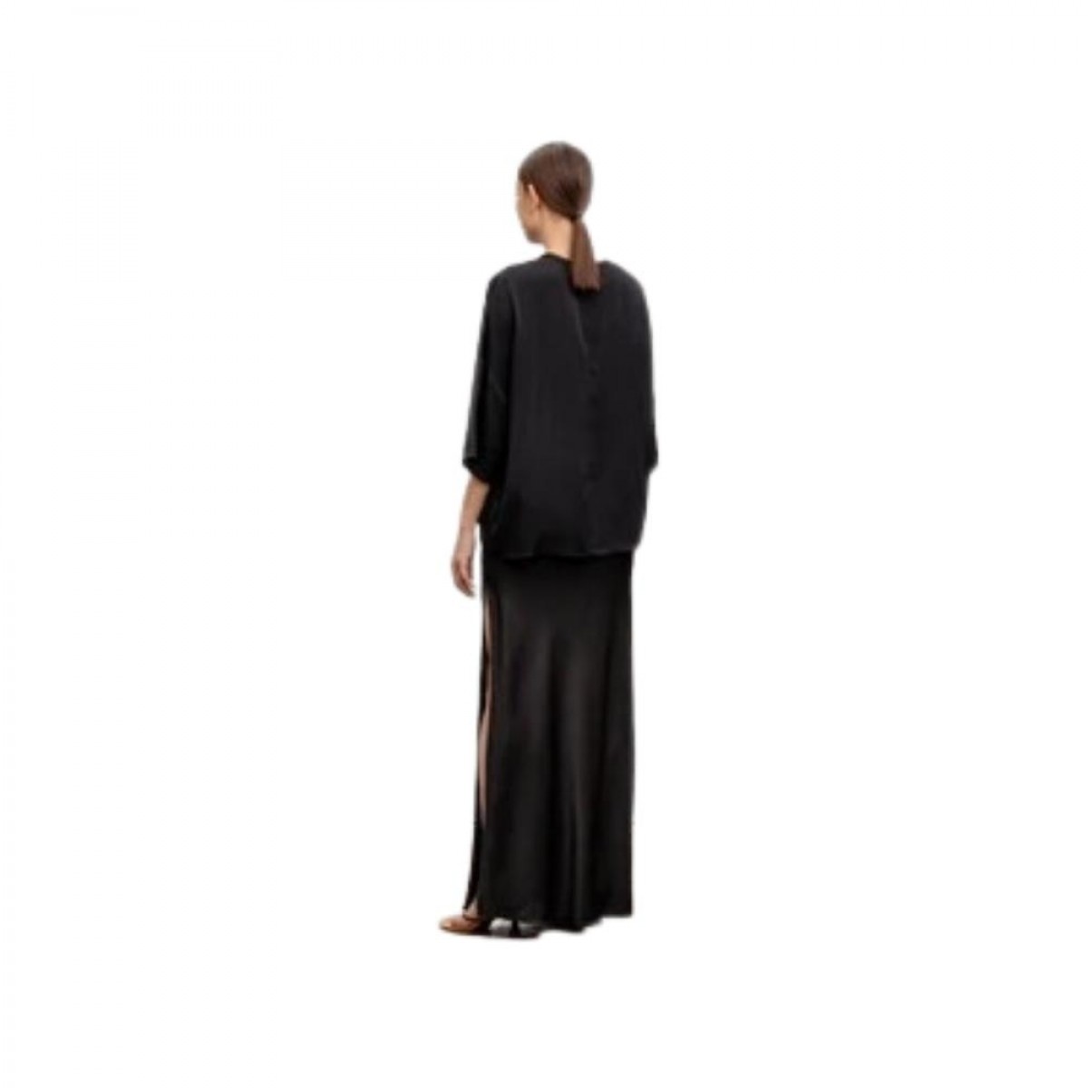 hana long skirt - black - bagfra