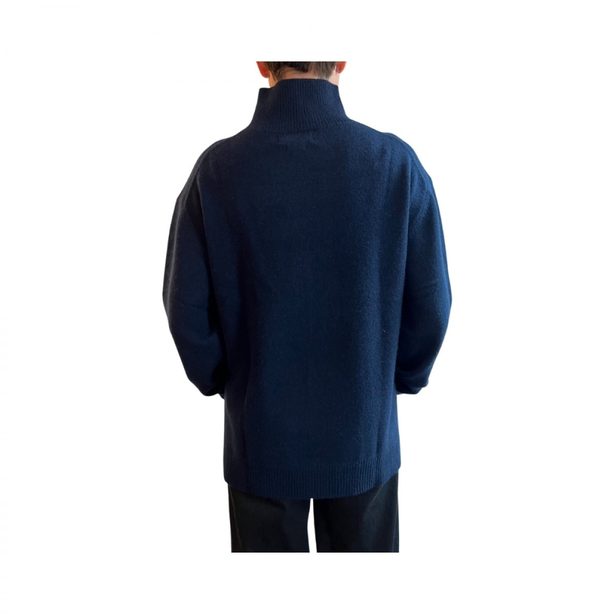 kuma knit - blue - ryg