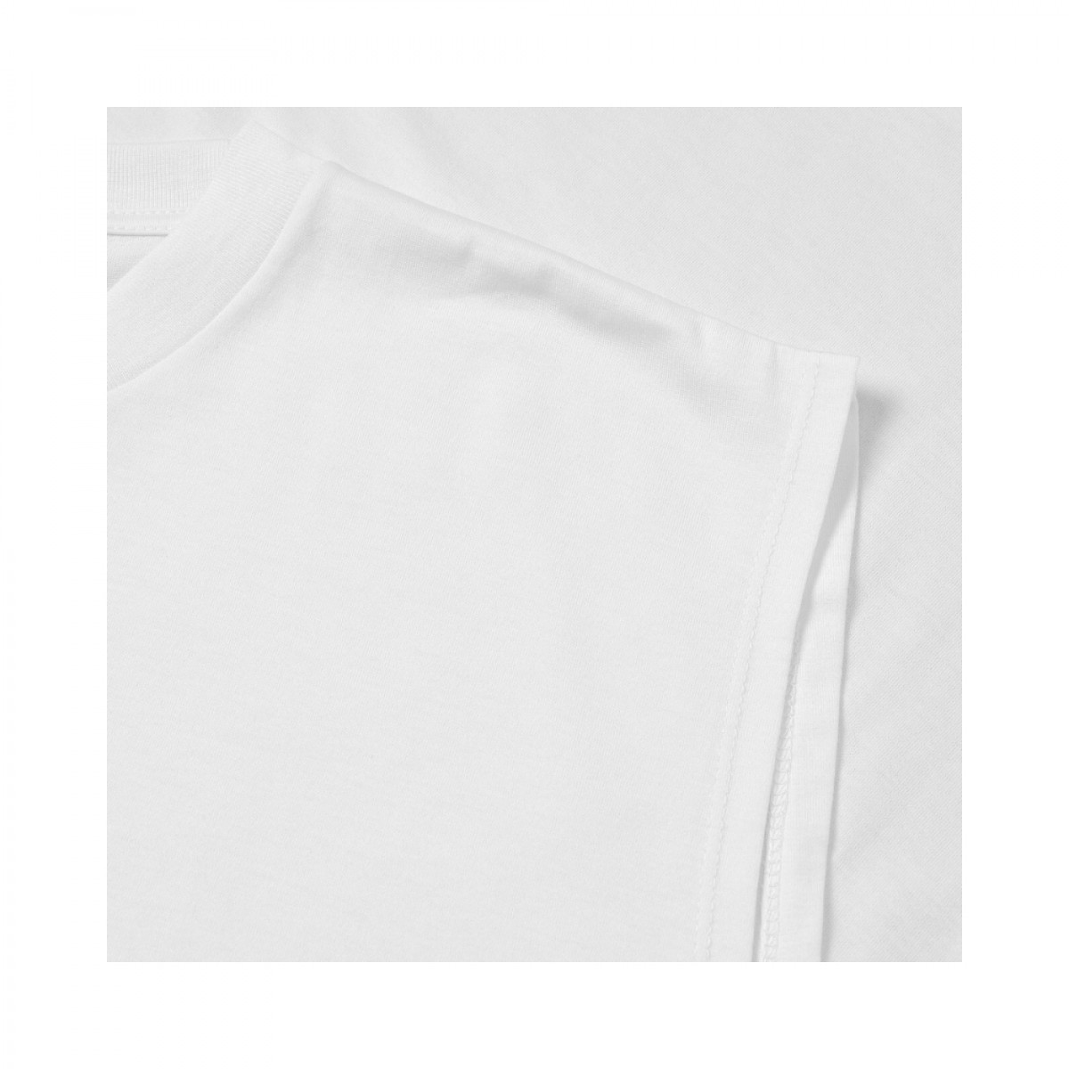 light sleeveless tee - white - ærme