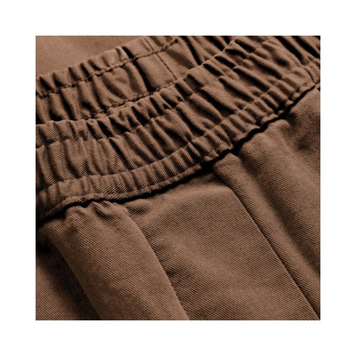 palla pants - deep brown - elastik