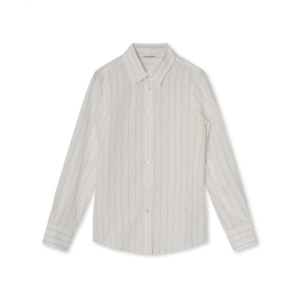 suzie shirt - off white stripe - front