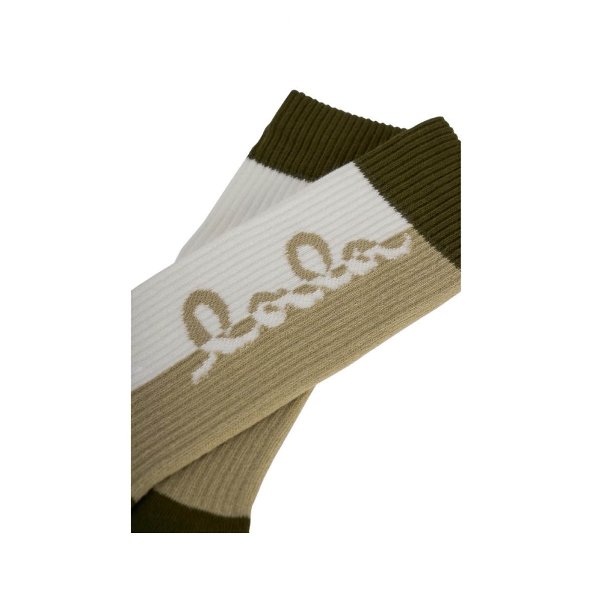 socks arno - nude multicolor - logo