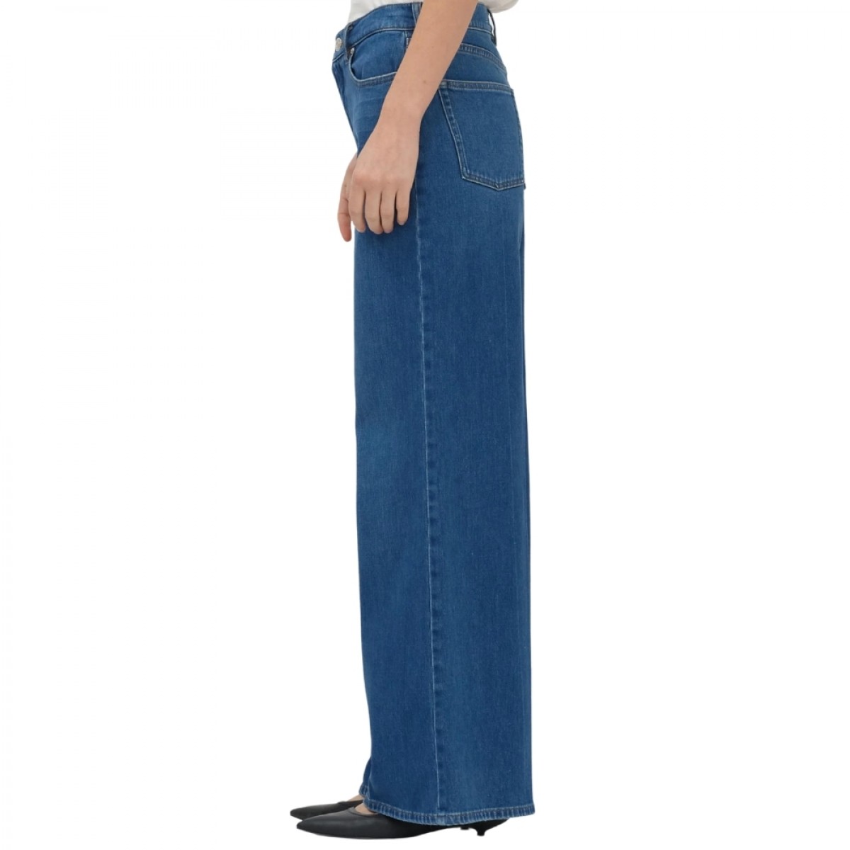 trw arizona jeans wash bilbao - denim blue - model side 
