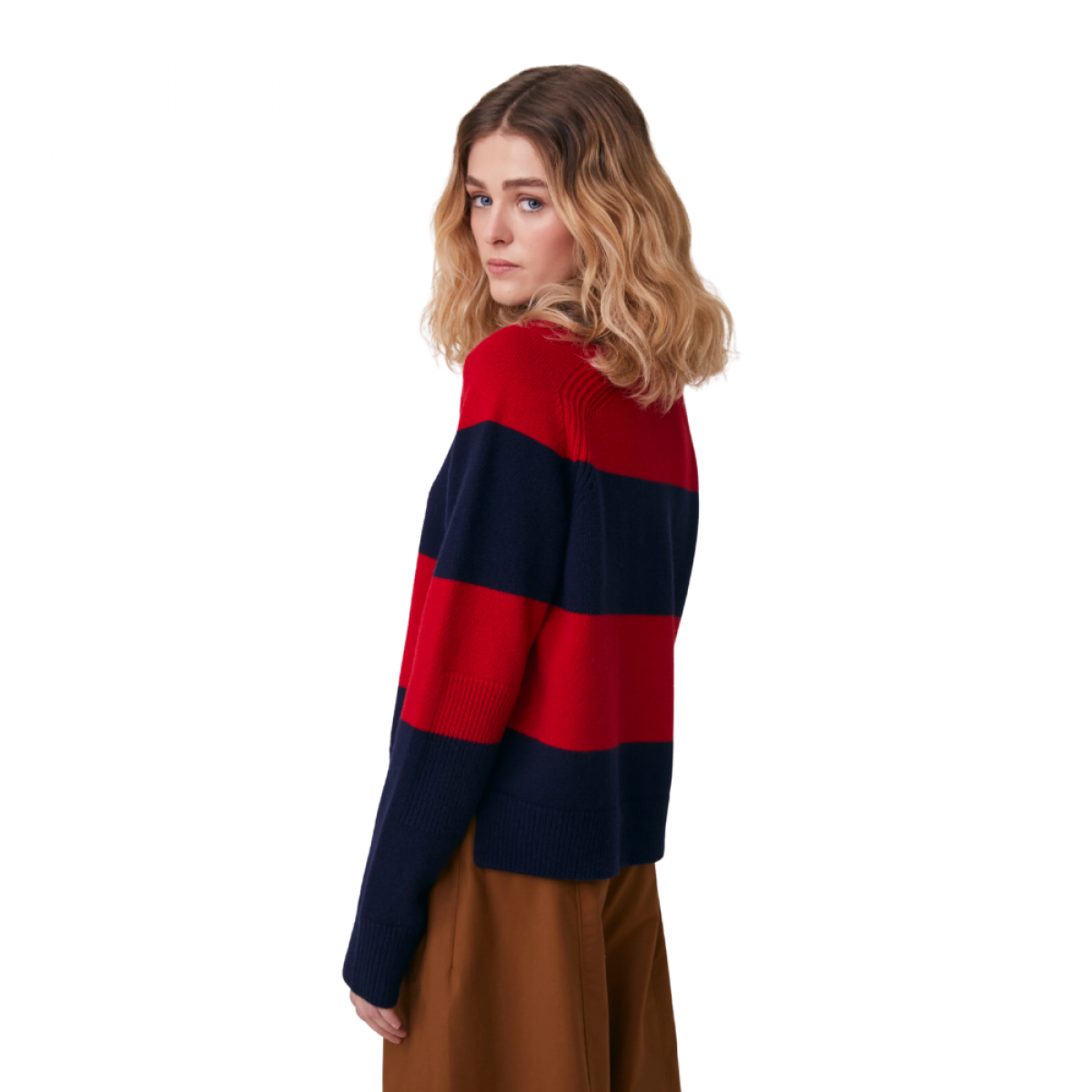 moismont sweater gregor no 210 - stripes red - fra siden 