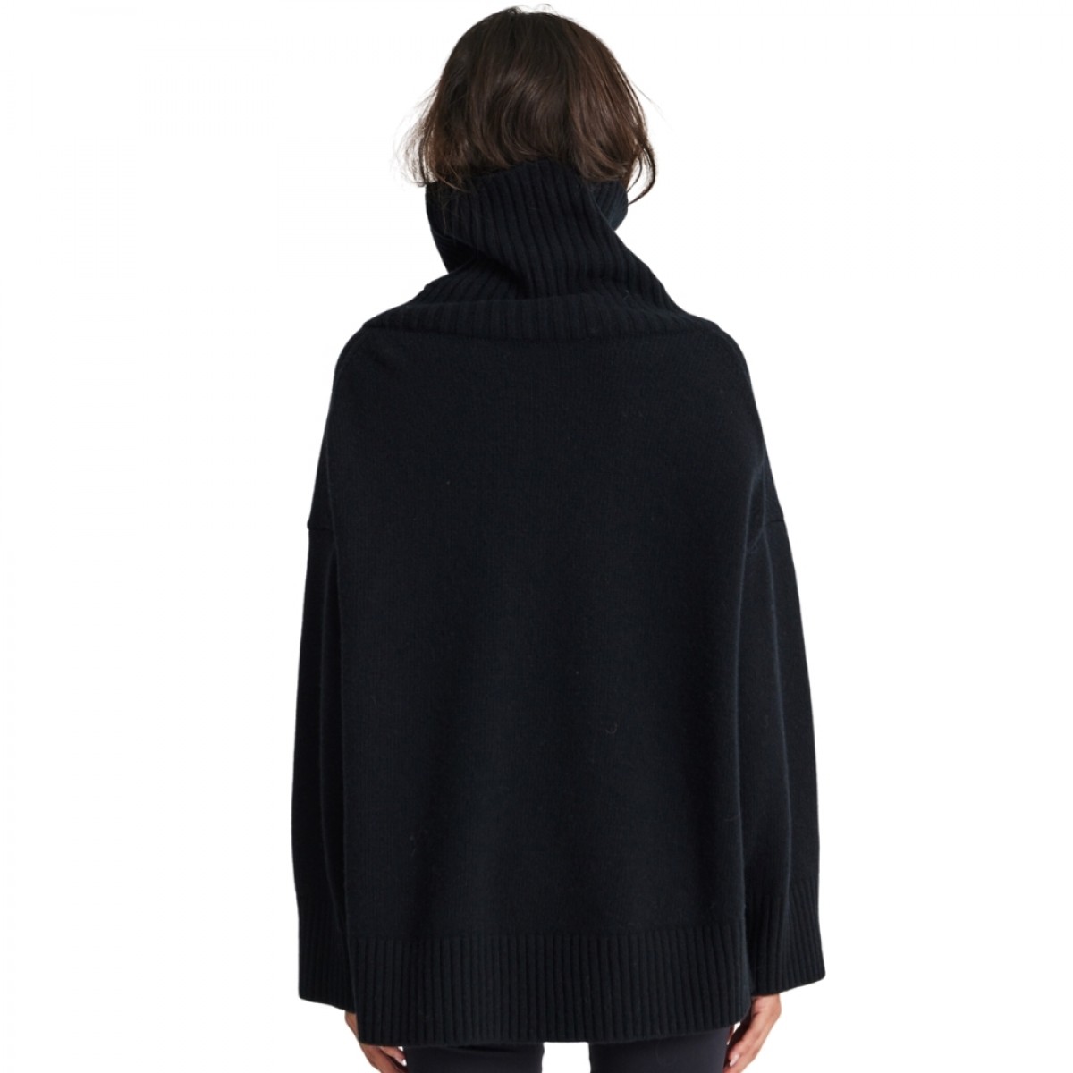 vita lambswool jumper - black - ryg