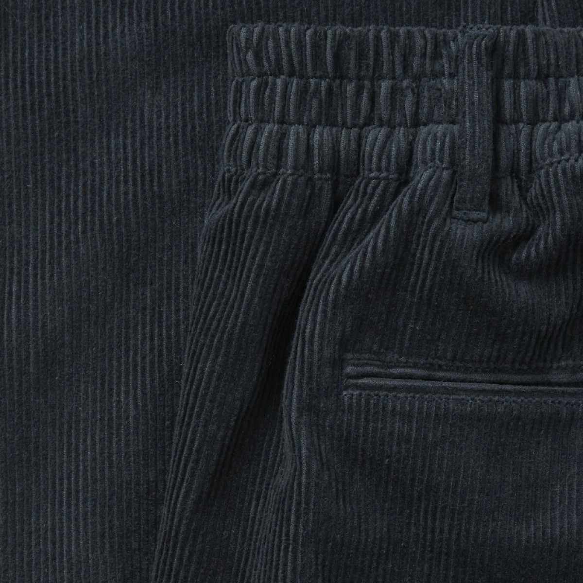 billy pant corduroy - black blue - elastik