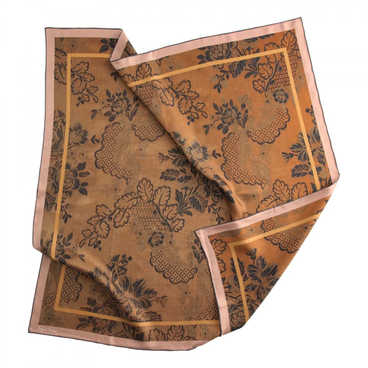 classical bronze bloom scarf - floral - look