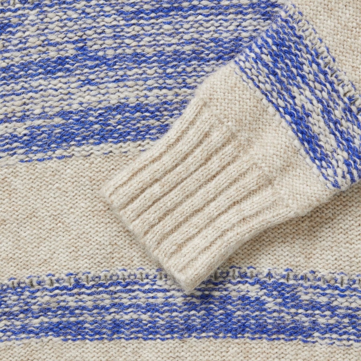brooke sweater - mix bright blue - mønster
