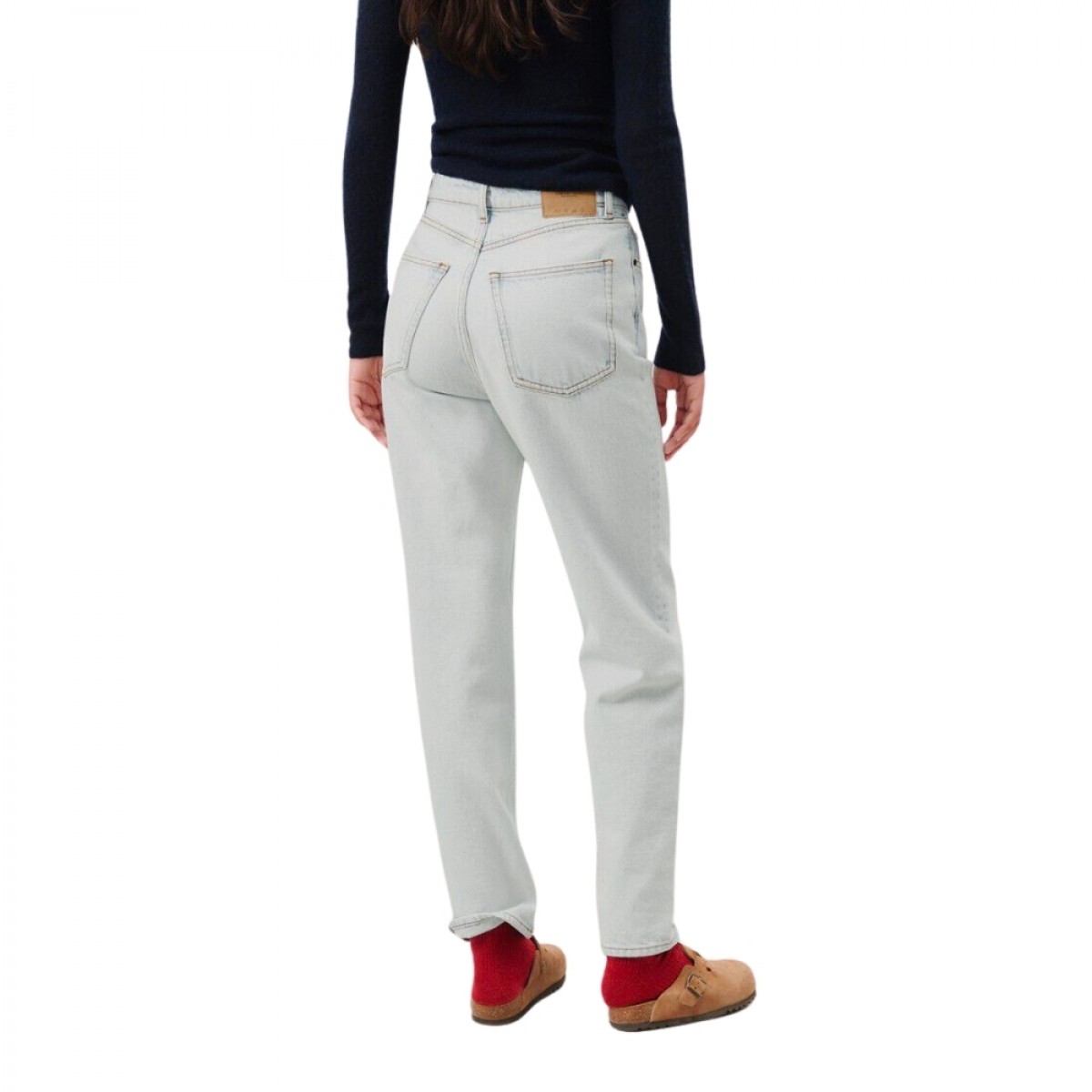 womens straight leg jeans joybird - winter bleached - bagfra 
