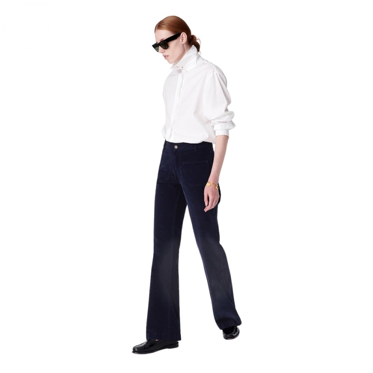dompay pants - marine - fra siden 
