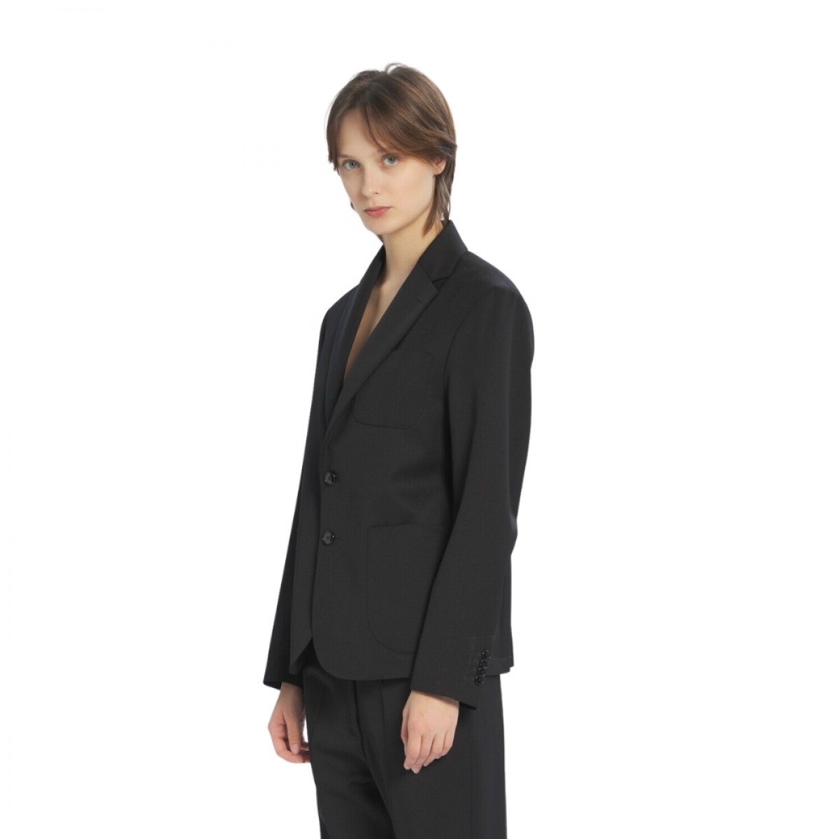jacket sila novento - black - fra siden