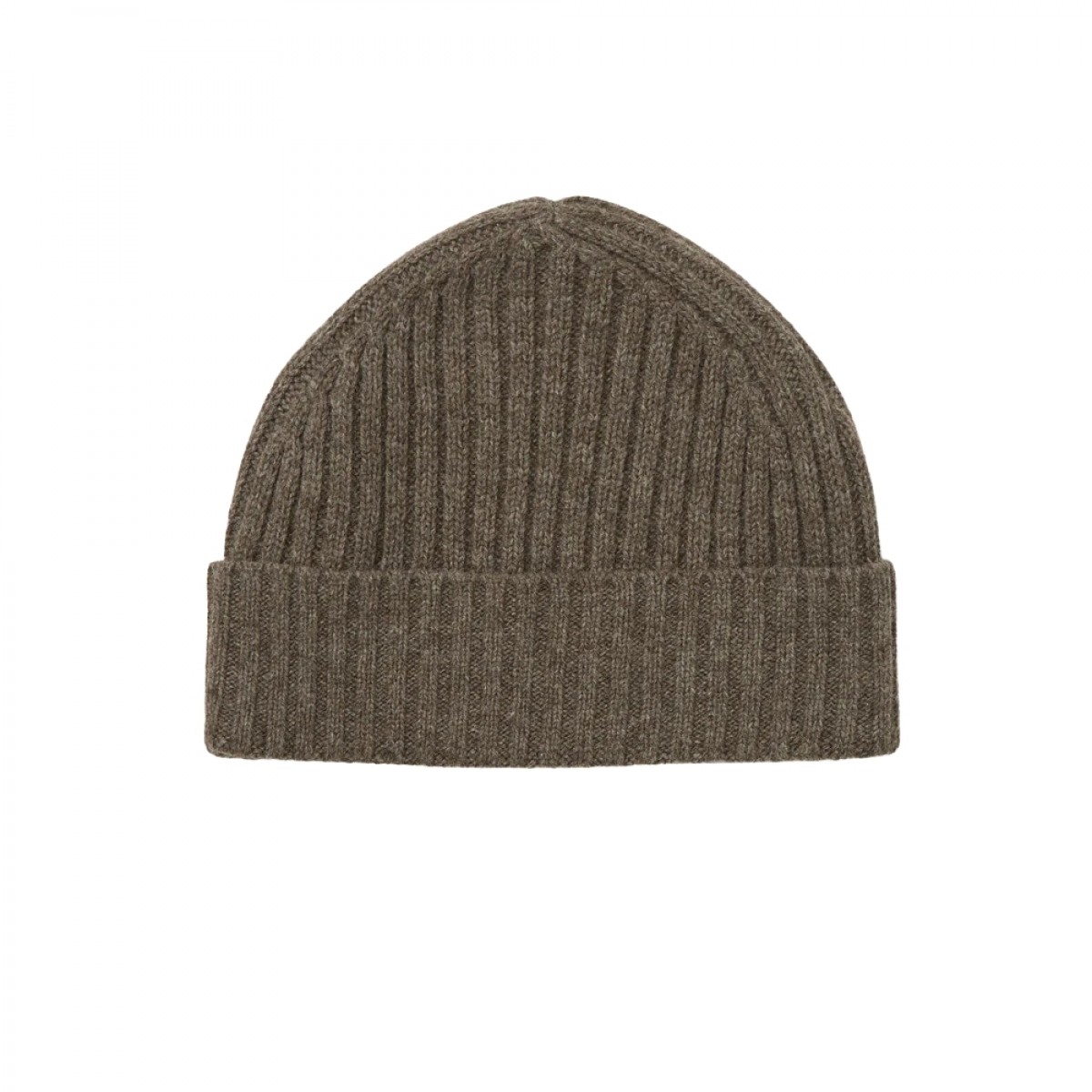 alana yak beanie - pure light brown - front
