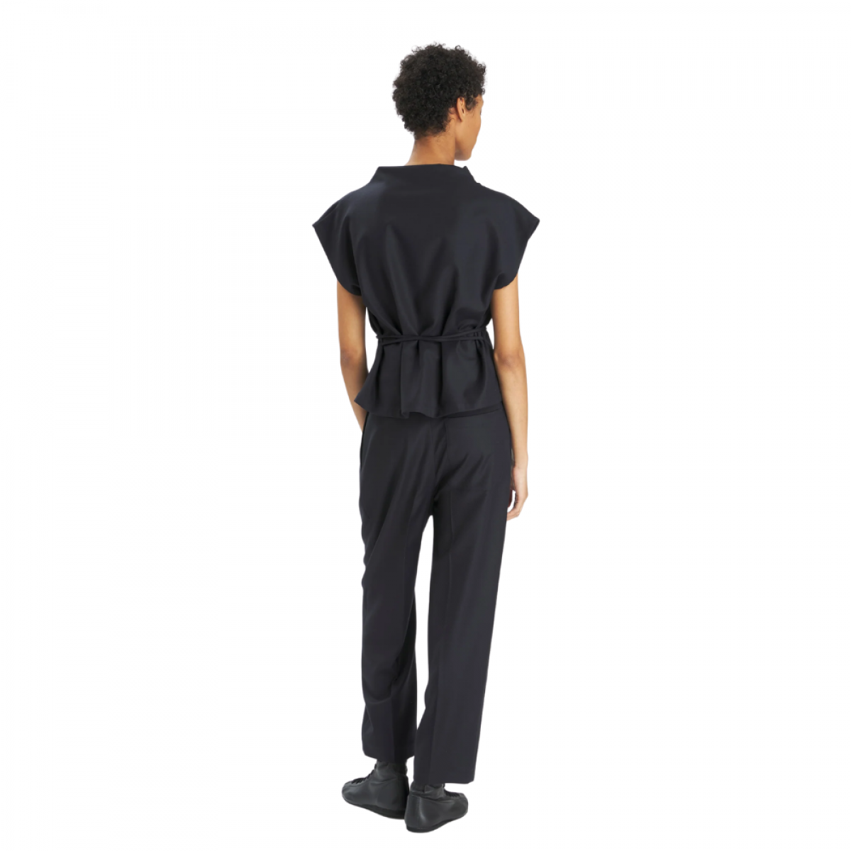 pantalone roxanne flan - navy - ryg