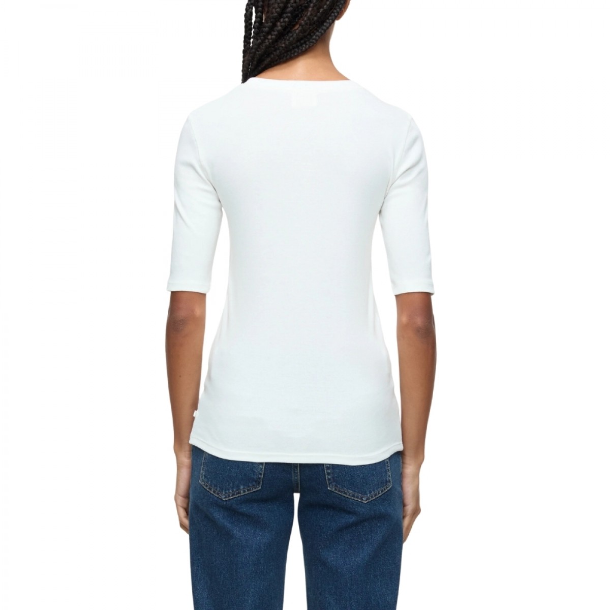 closed crewneck shortsleeve tee - ivory - ryg