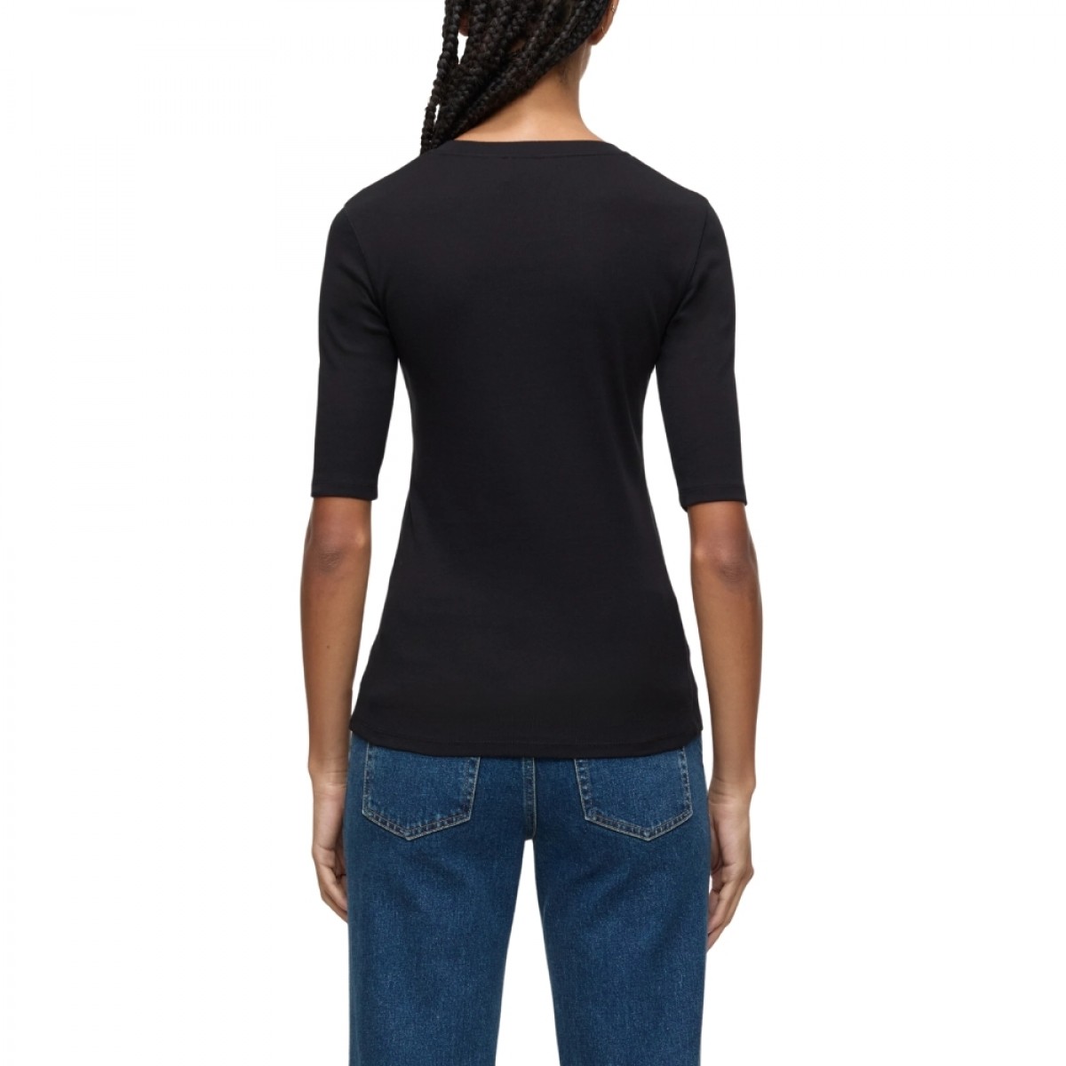 closed crewneck shortsleeve tee - black - ryg