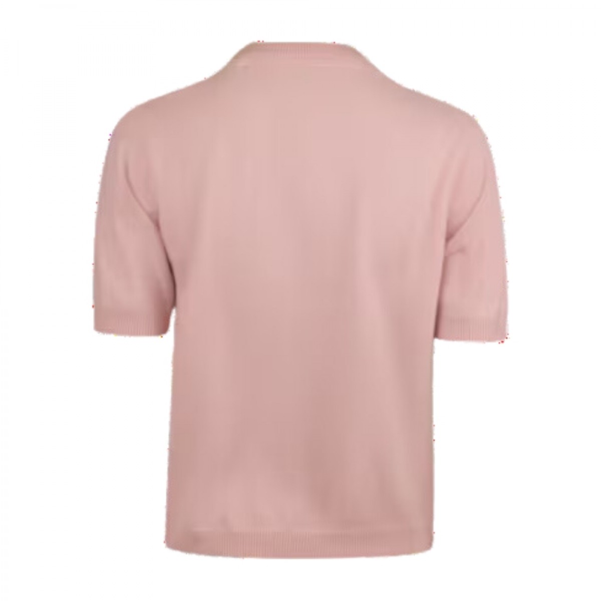 janet short sleeve knit - light pink . ryg