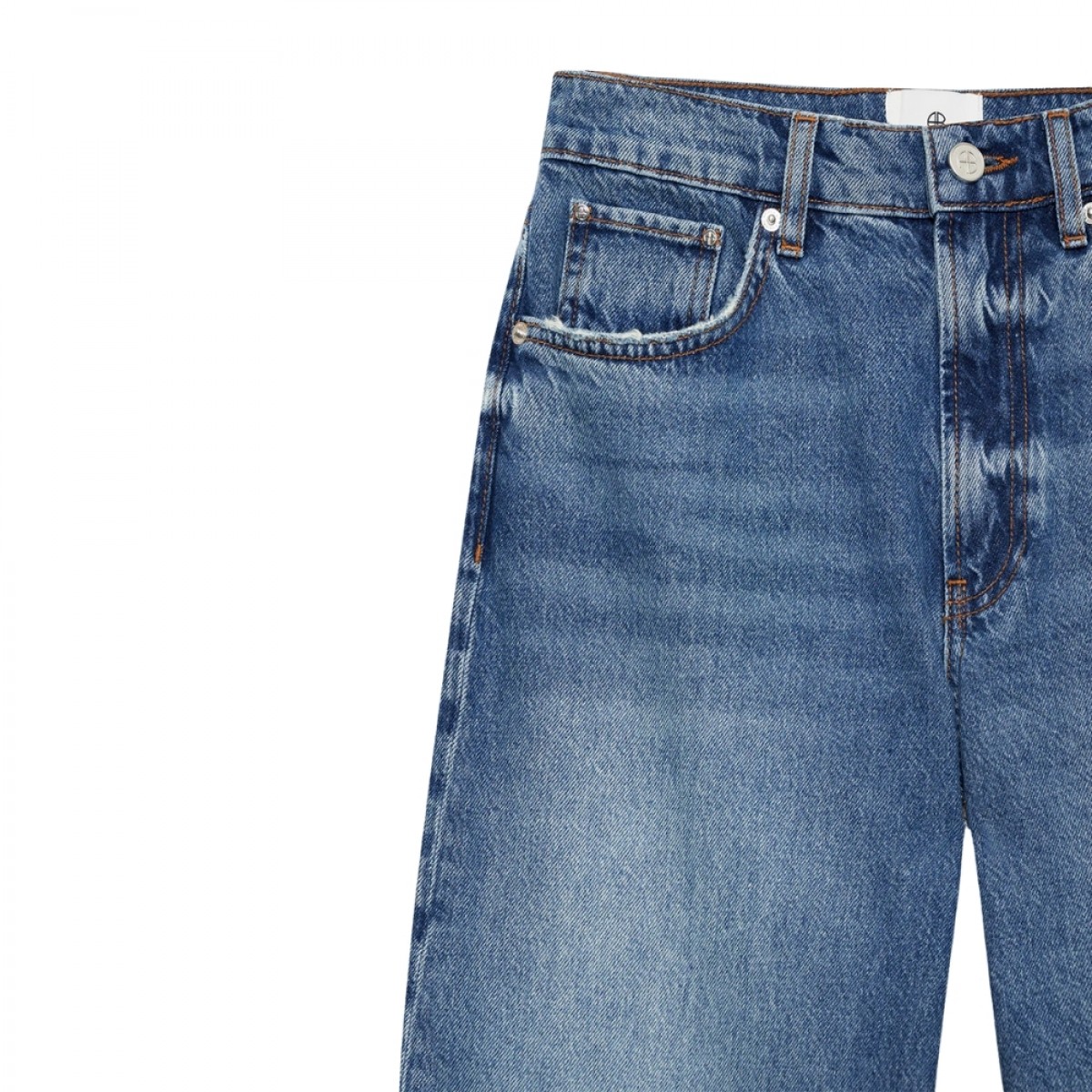 anine bing brie jean - aegean blue - lomme