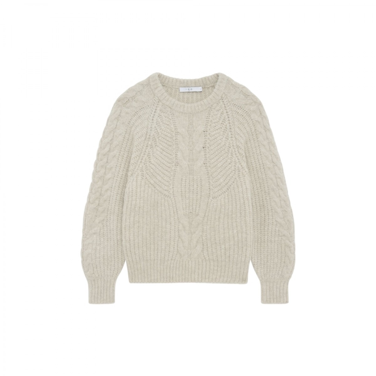 fostin knit - sand beige - front