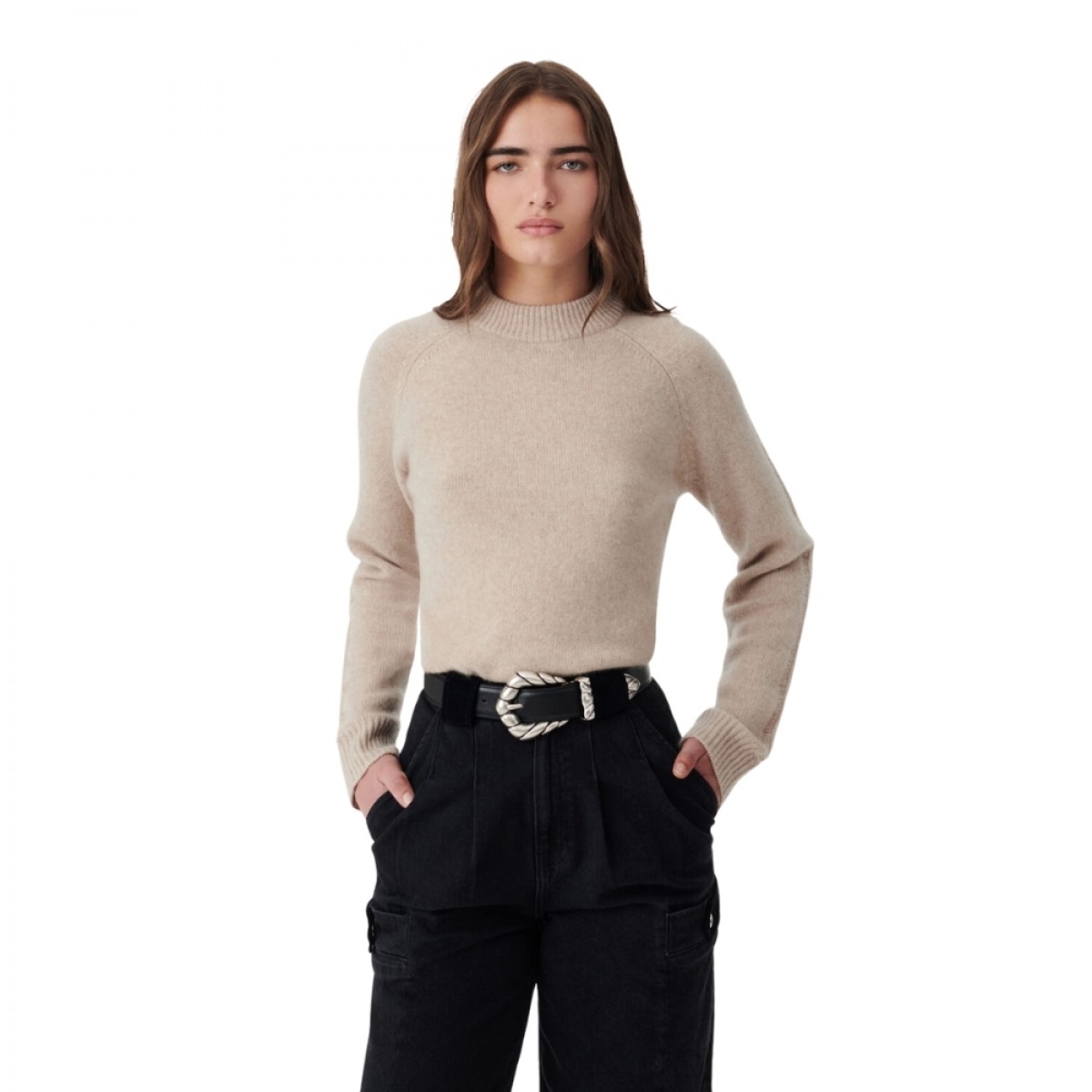 wafa pullover - light taupe