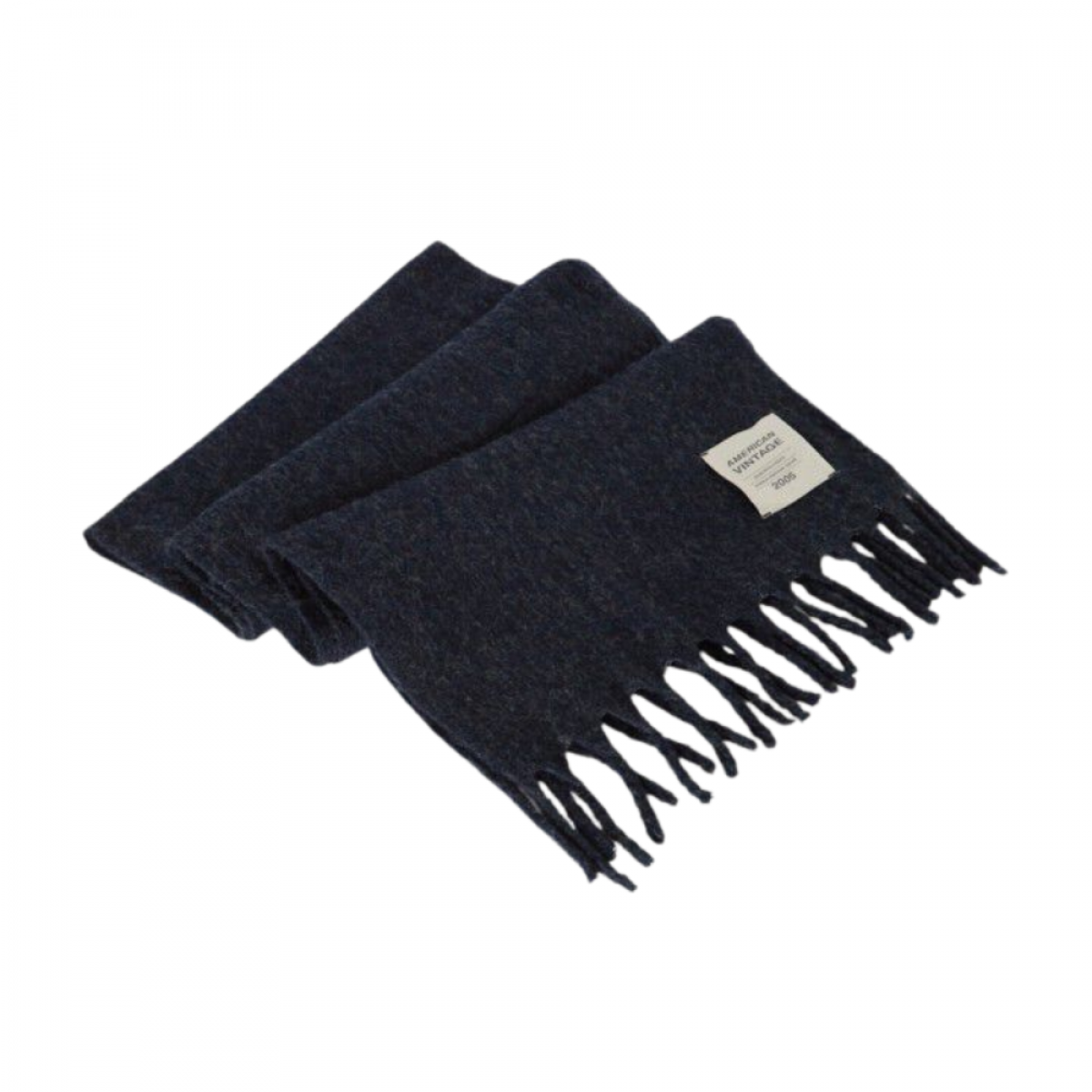 zinaco scarf - grey black melange - look
