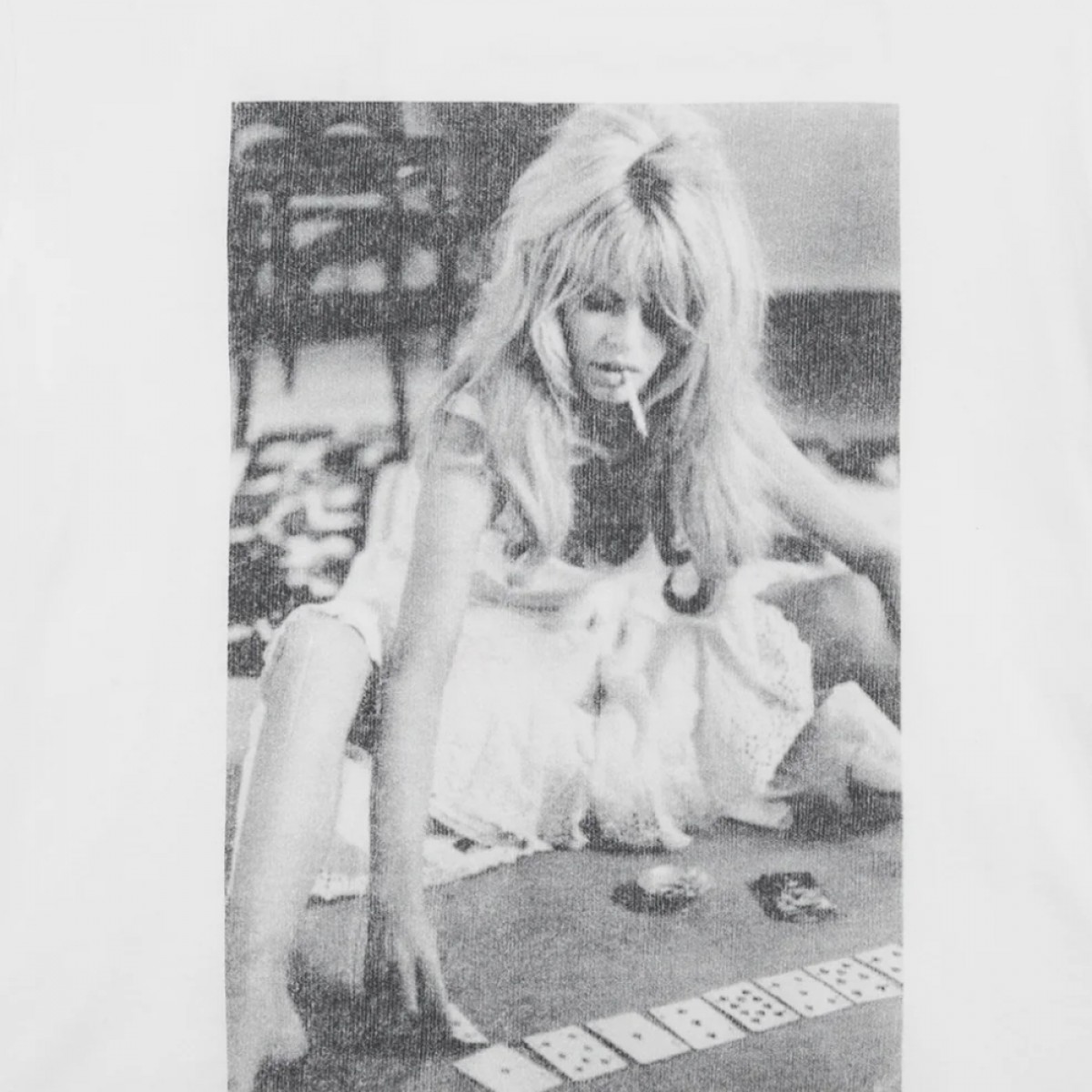 anine bing lili tee x brigitte bardot - ivory - image