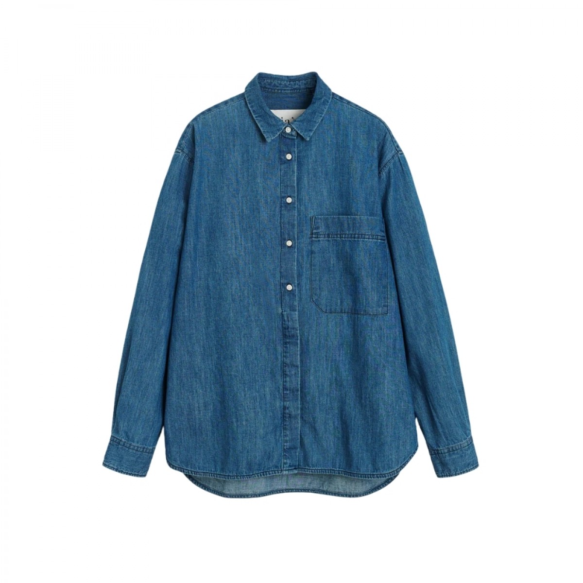 lynette shirt denim - iceberg - front