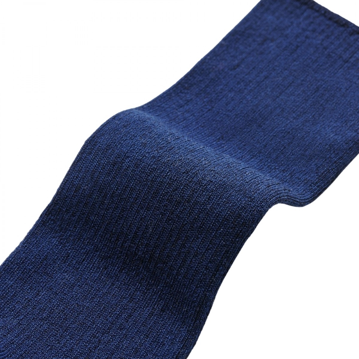 cotton rib socks - midnight blue - rib