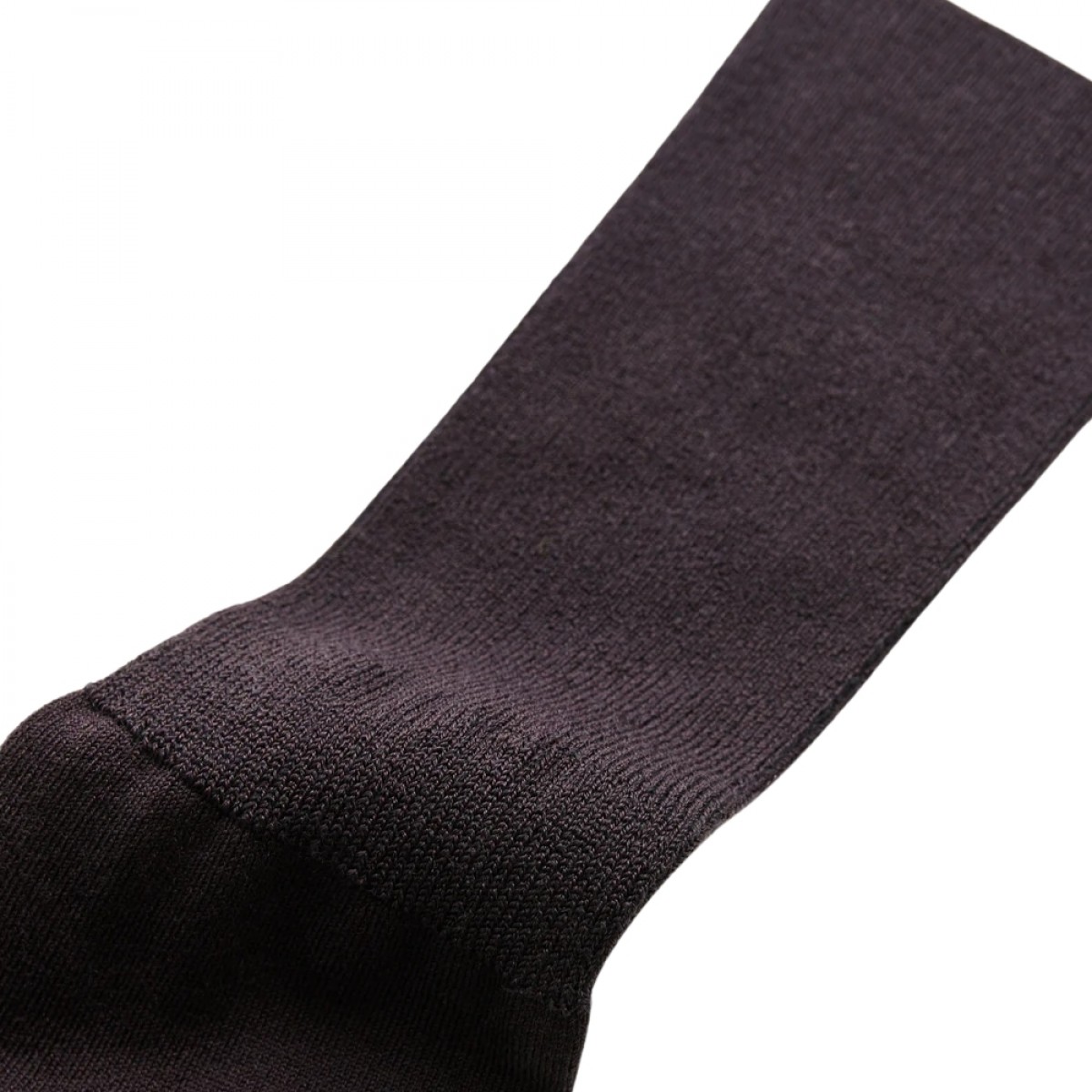 silk socks - mushroom - rib