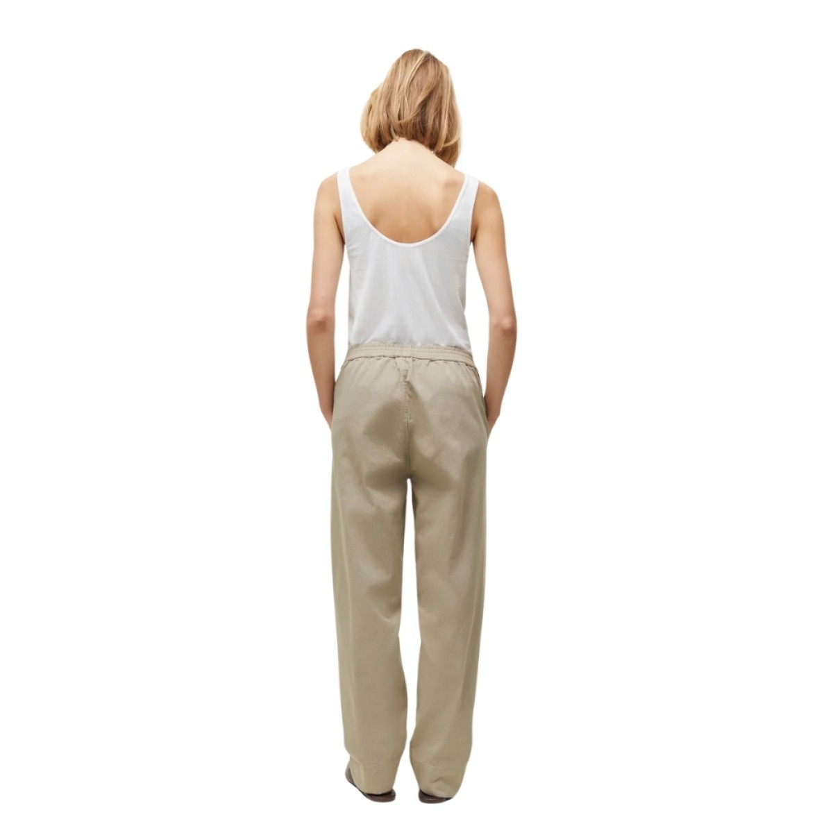 coco pant twill - light vintage army - model bagfra 