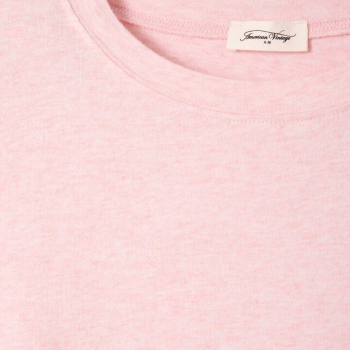 women's ypawood tee long sleeve - glazing melange - hals