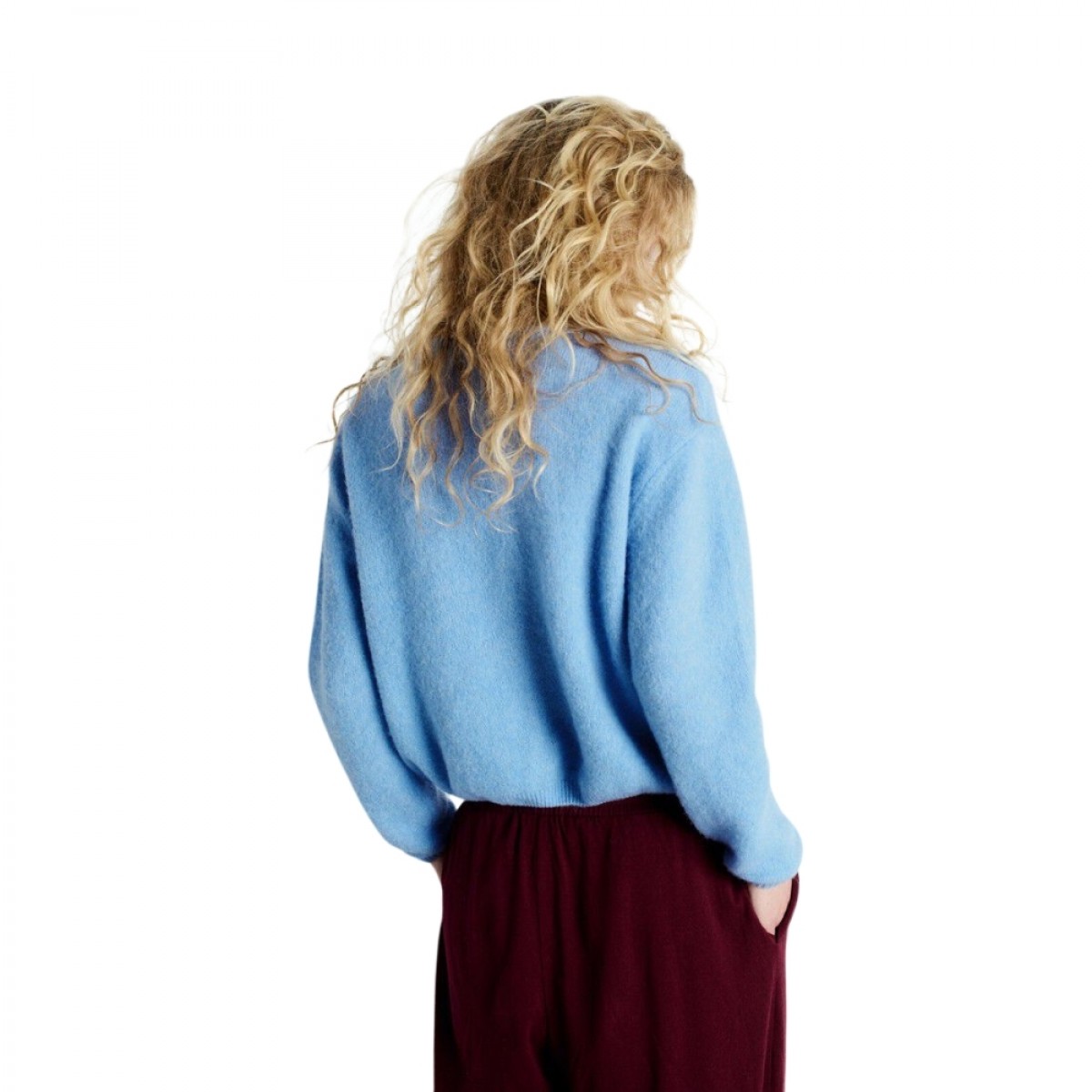 women's cardigan vitow - atmosphere melange -ryg