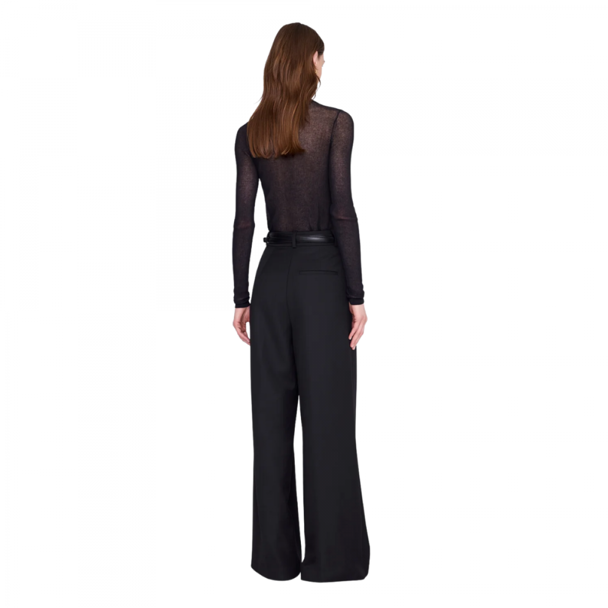 anine bing tiana sweater - black - ryg