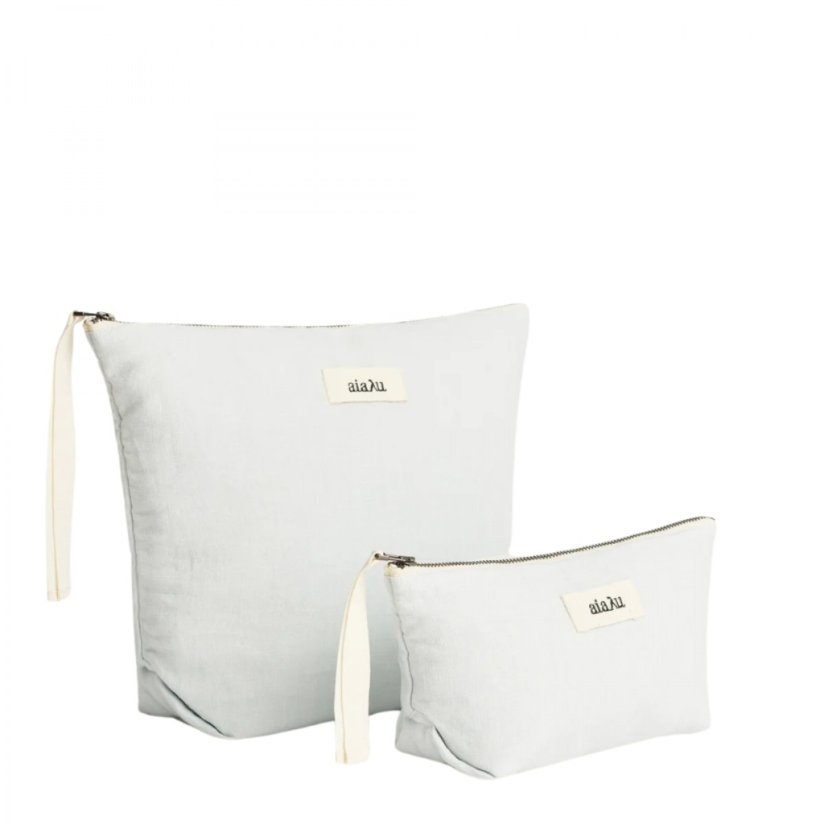 pouch linen mini - water - look