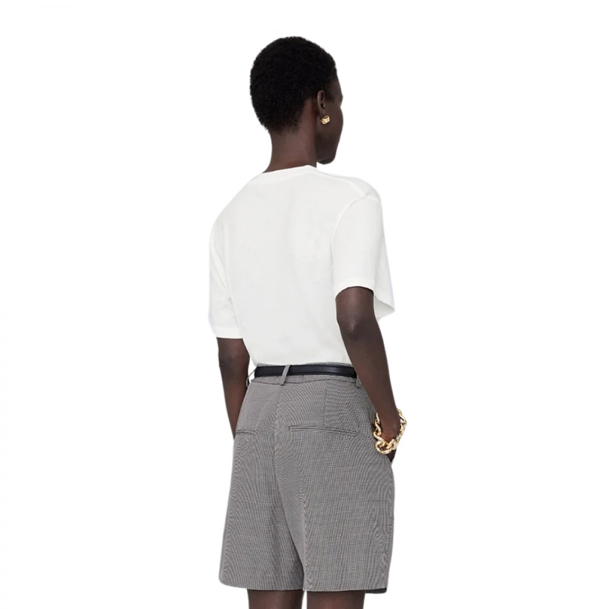 anine bing louis tee bing tour - ivory - ryg