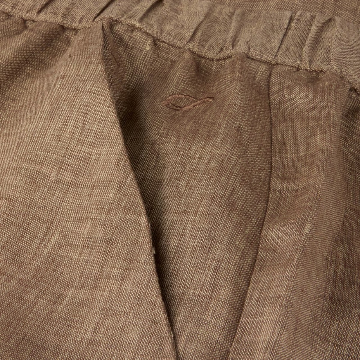 jessie pants linen - light brown - lomme