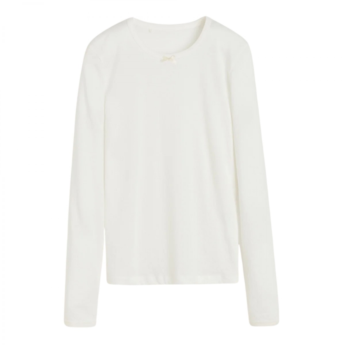 aiayu aiayu messhu long sleeve - pure ecru - front