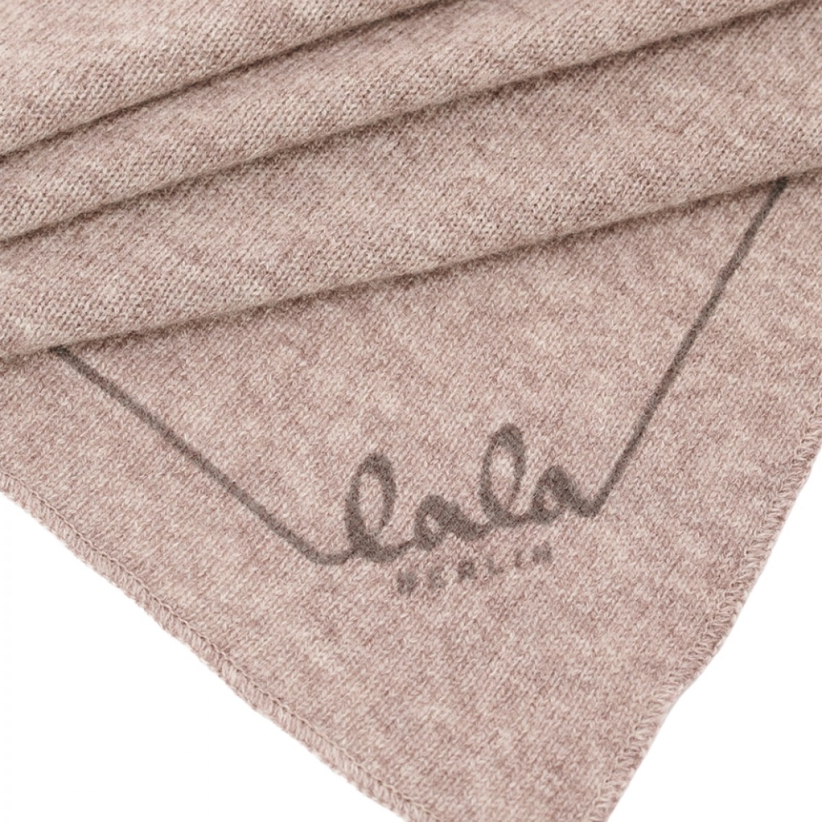 triangle solid logo m - stradivari dark brown melange - logo