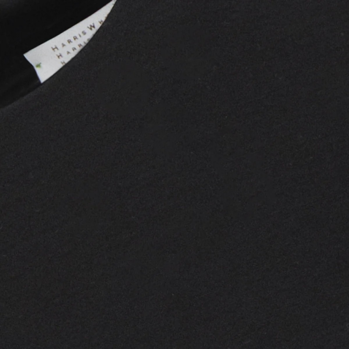 women bell sleeves dress superfine merino - black - logo