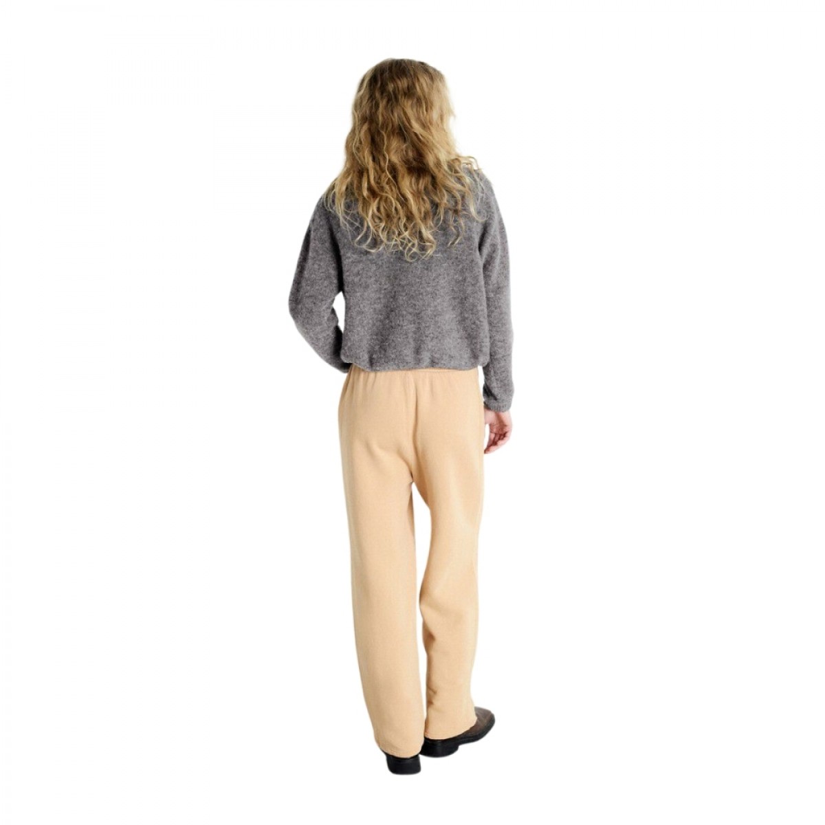 women's cardigan vitow - steel melange - ryg