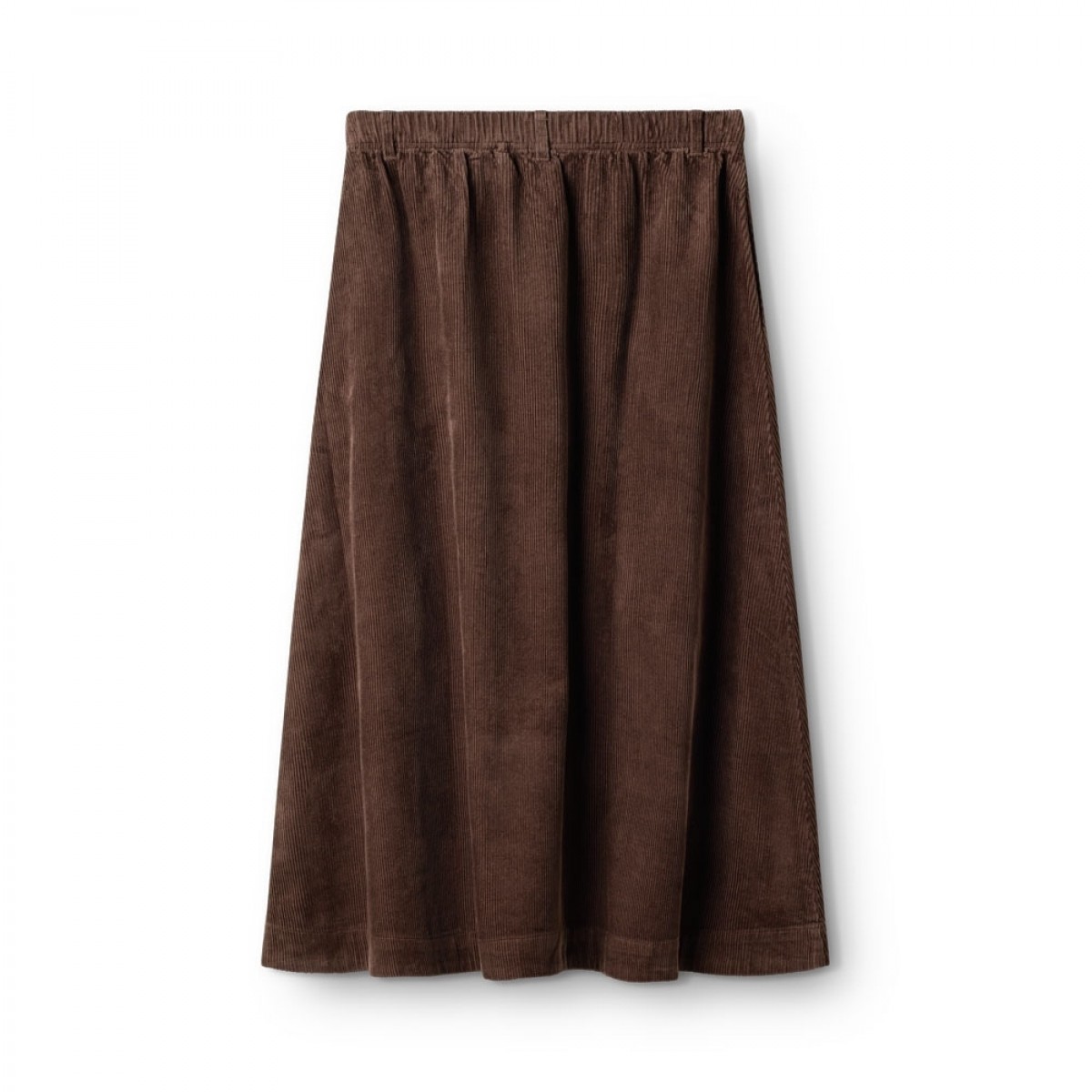 p-f-r olivia skirt corduroy - brown - bagfra 