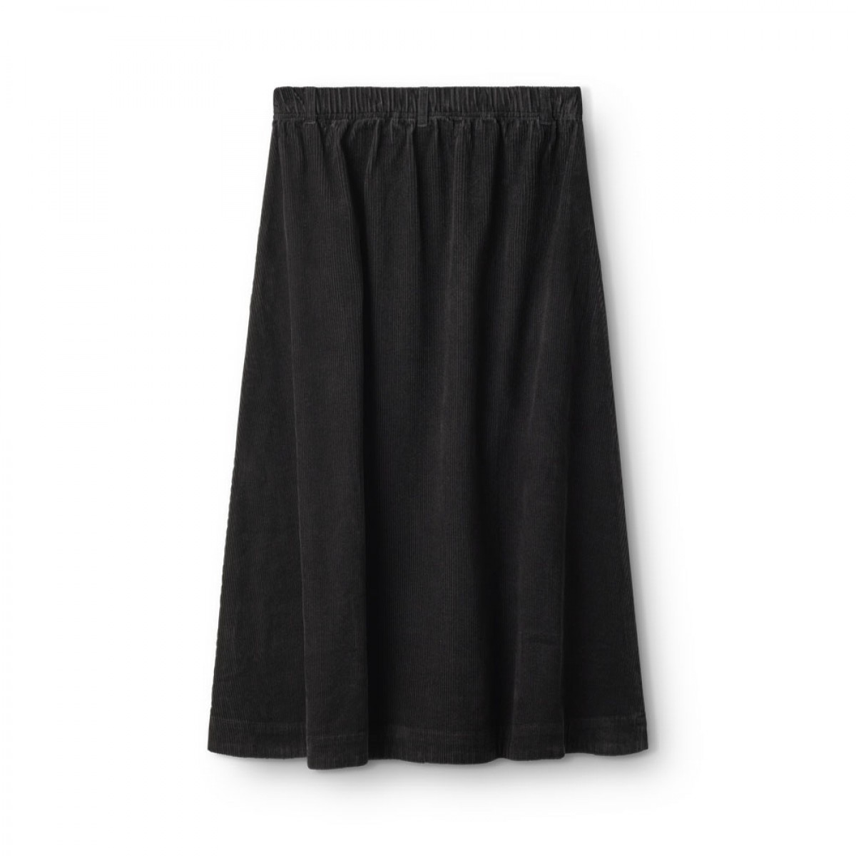 p-f-r olivia skirt corduroy - black - bagfra 