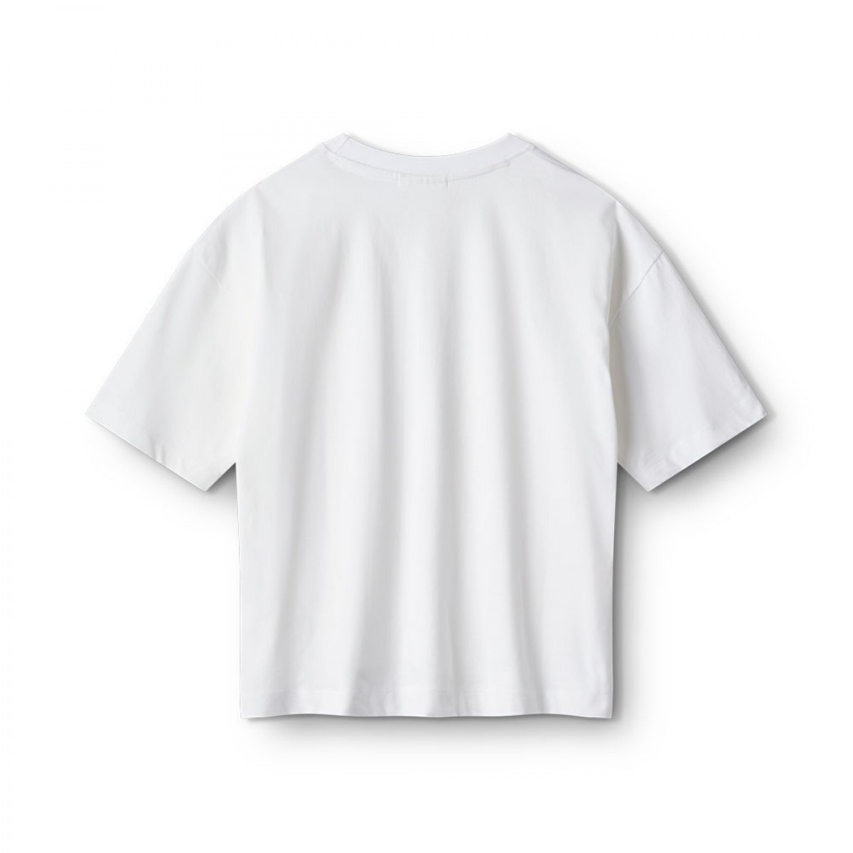 p-f-r cropped tee - white - ryg