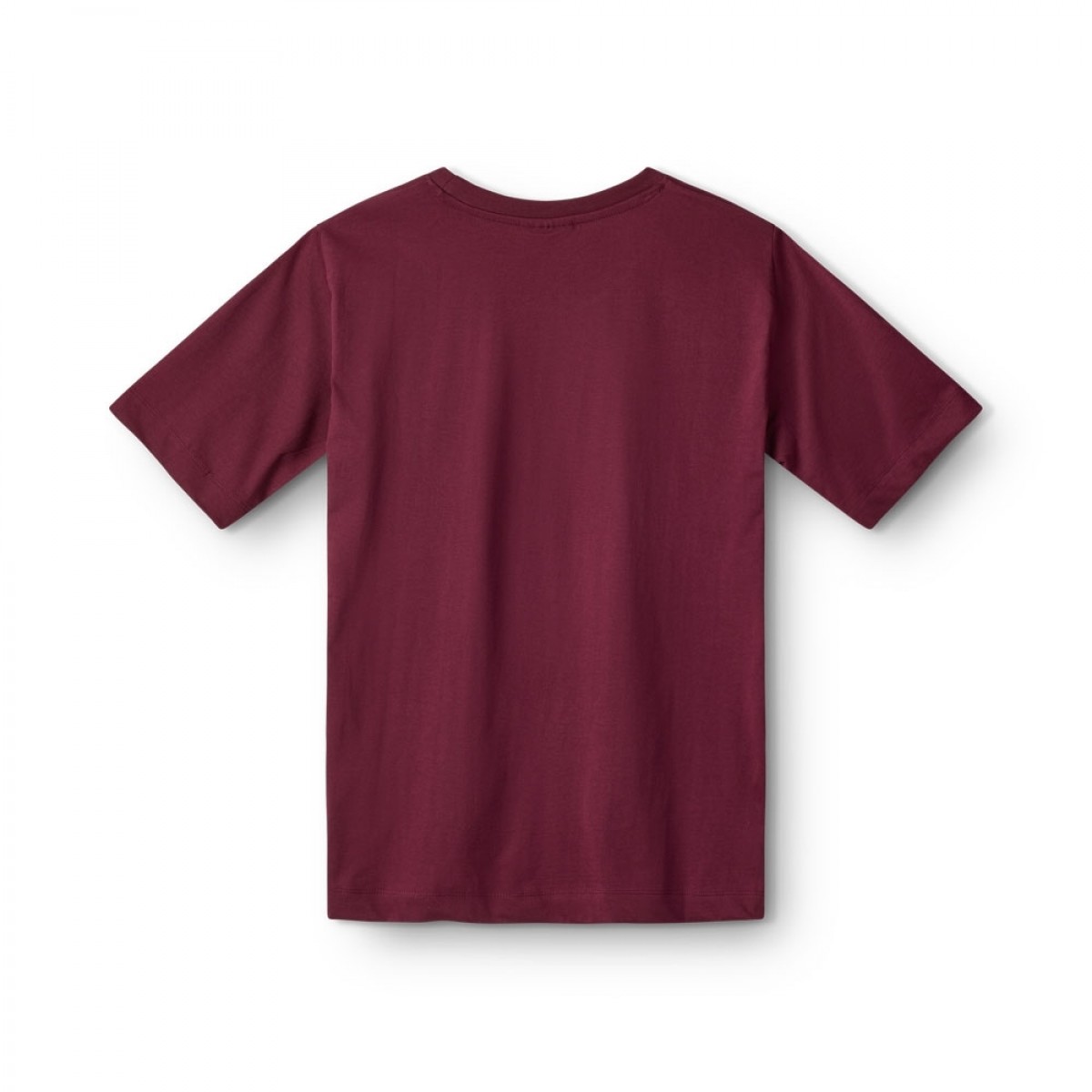 p-f-r basic tee - burgundy - ryg