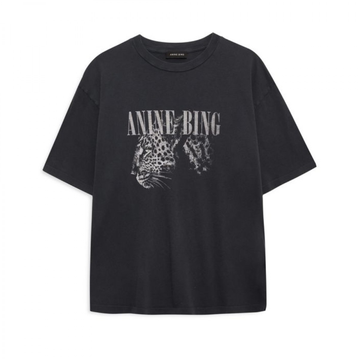 anine bing cohen tee - washed black