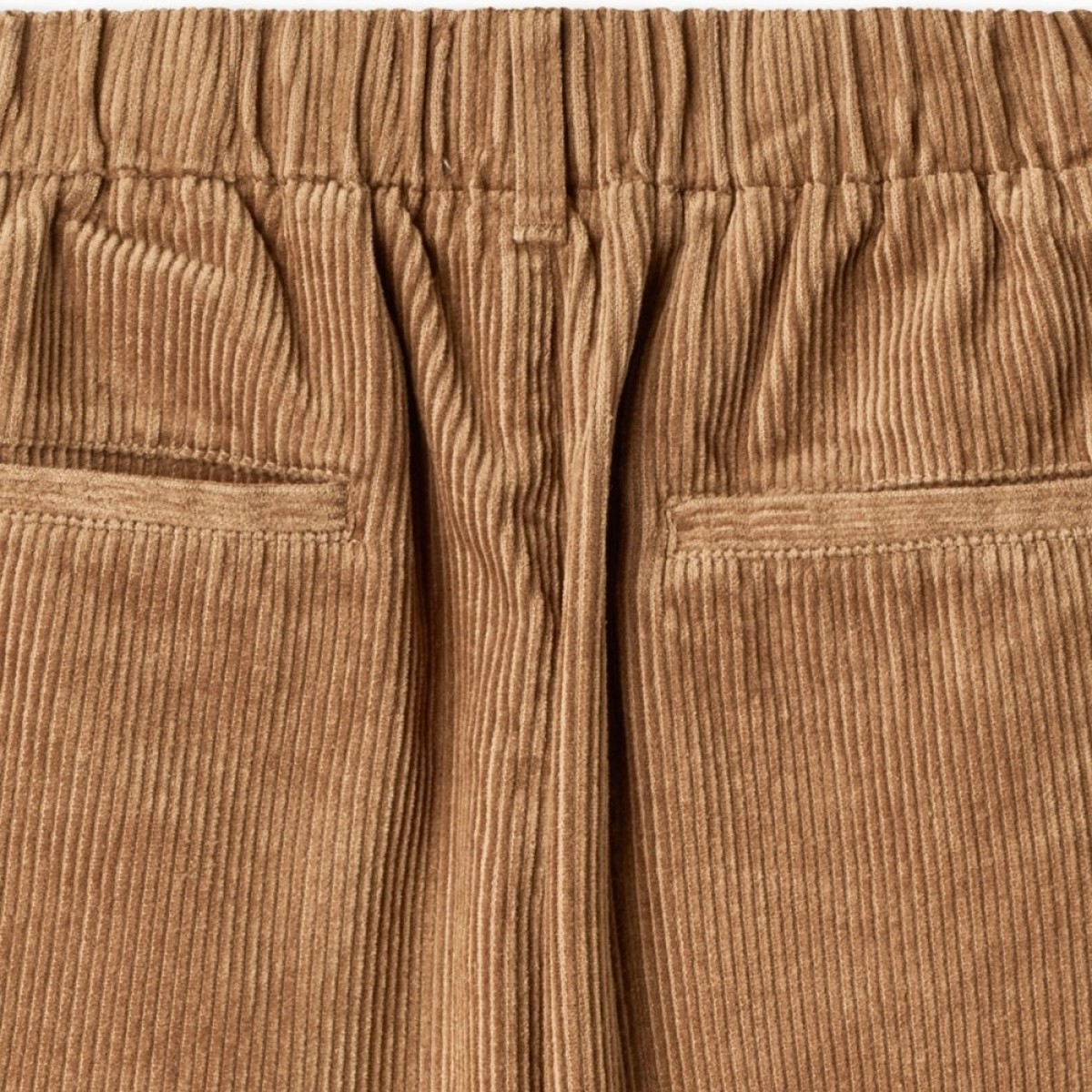p-f-r olga pant corduroy - camel - talje bagfra 