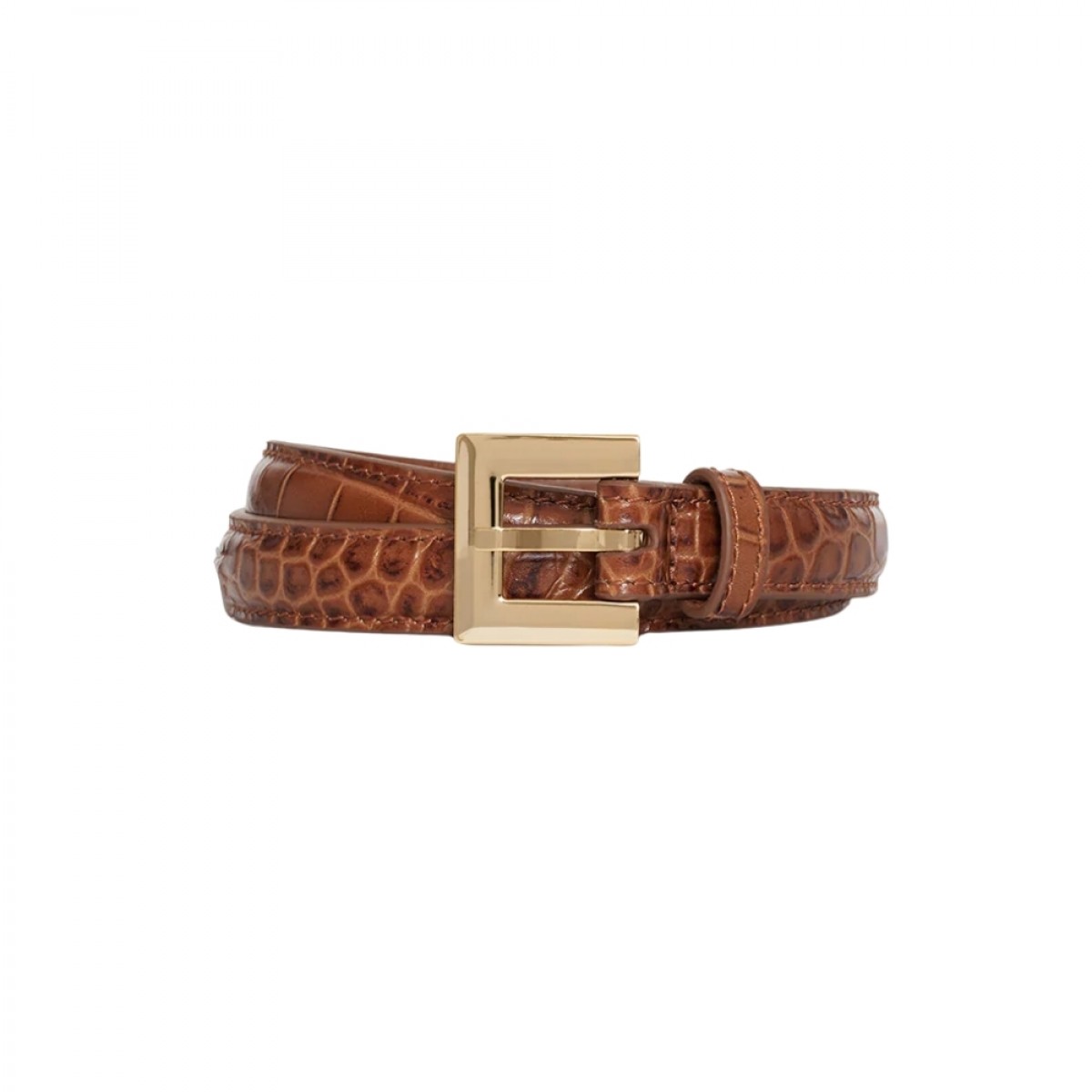 anine bing nicola embossed - brown - look