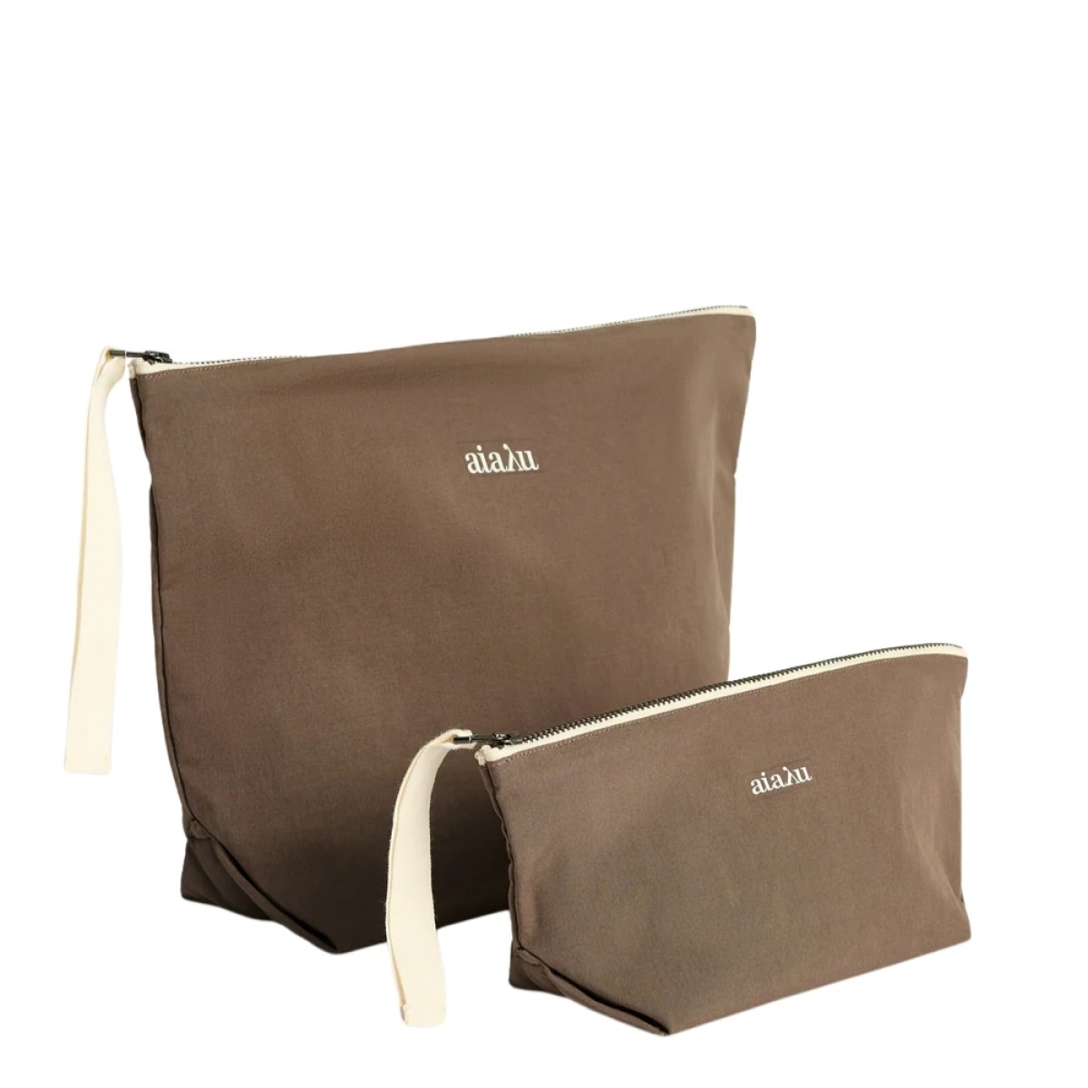 pouch mini heavy poplin - earth - sæt