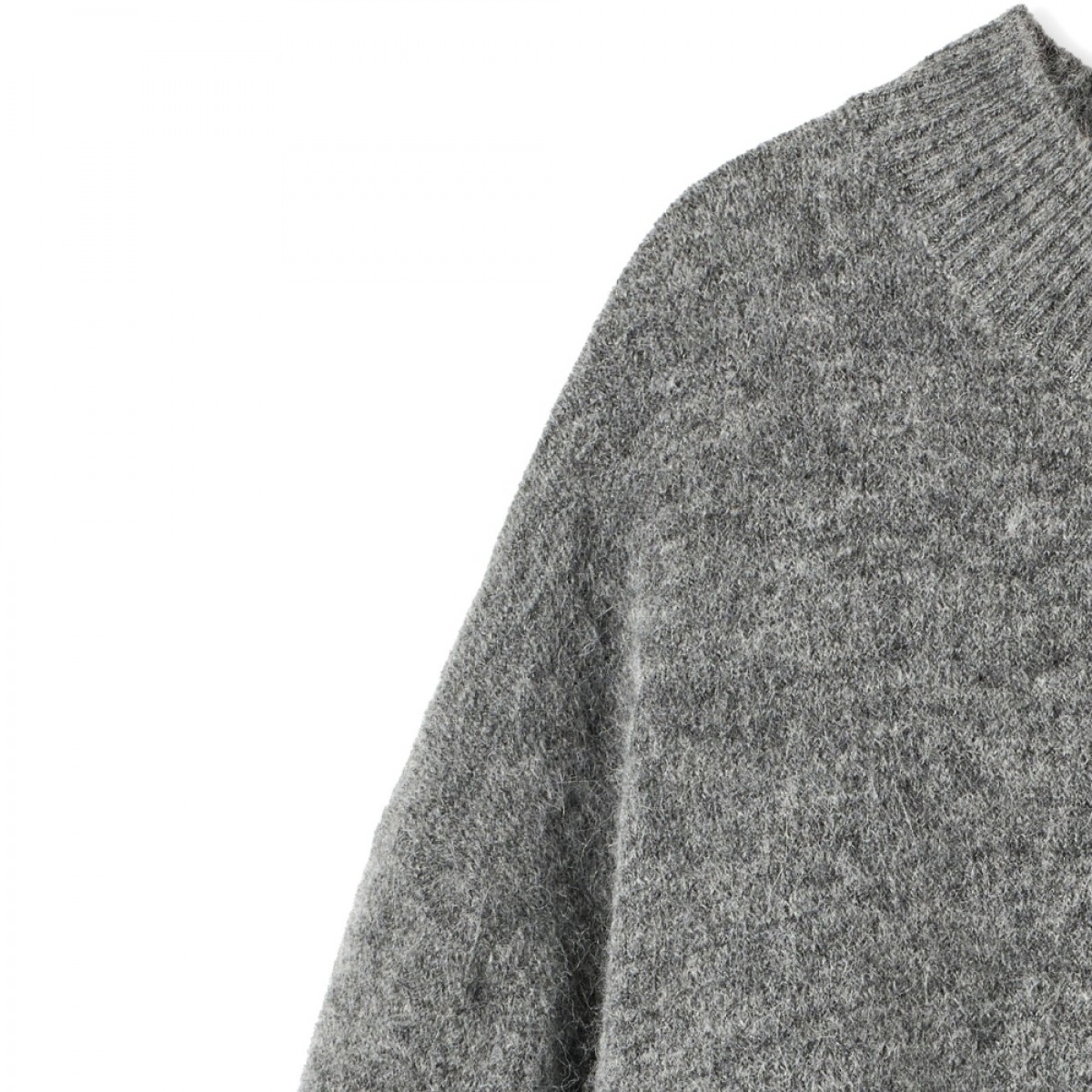 pullover oversize knit - grey - ærme