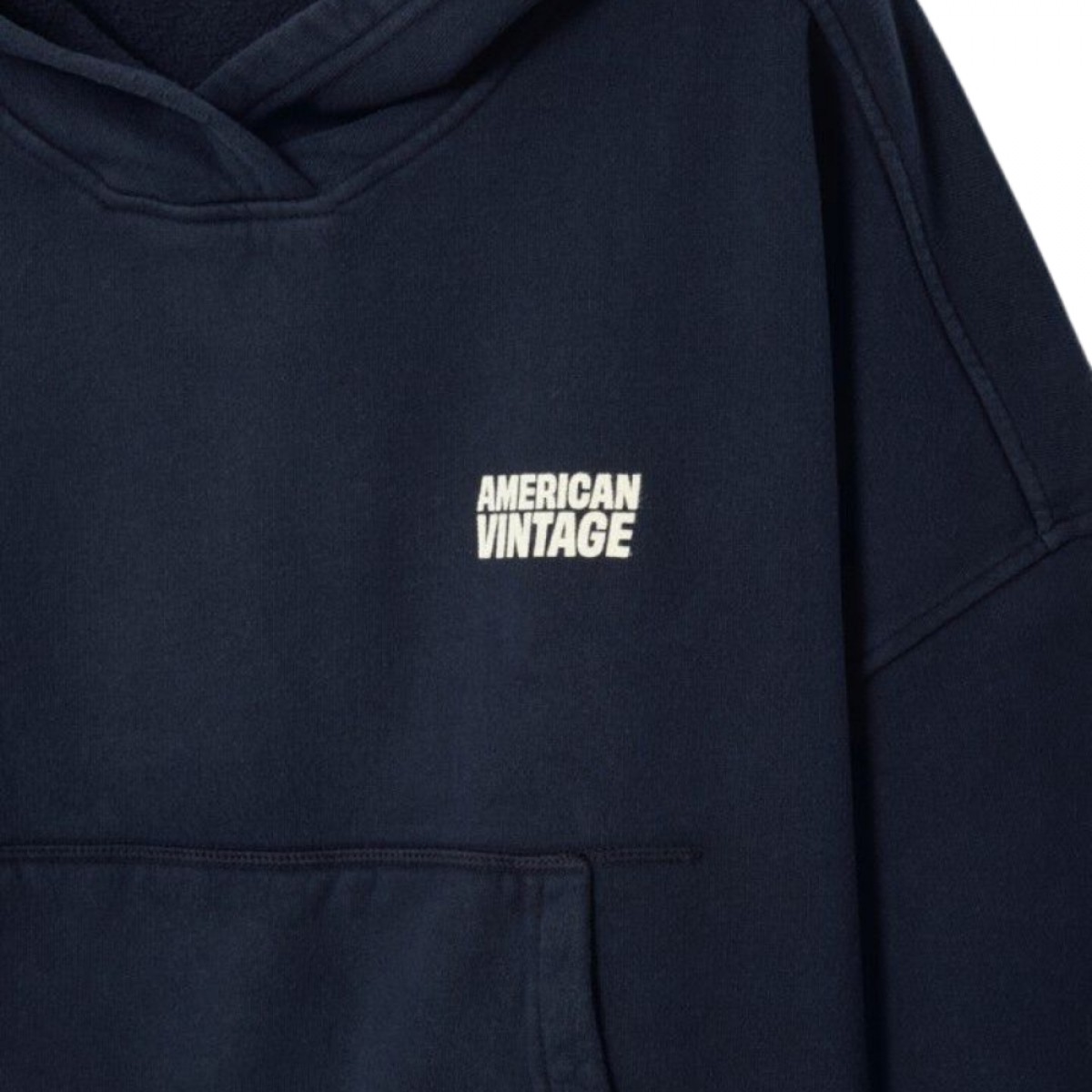 women's hoddie plizzy - vintage navy - logo