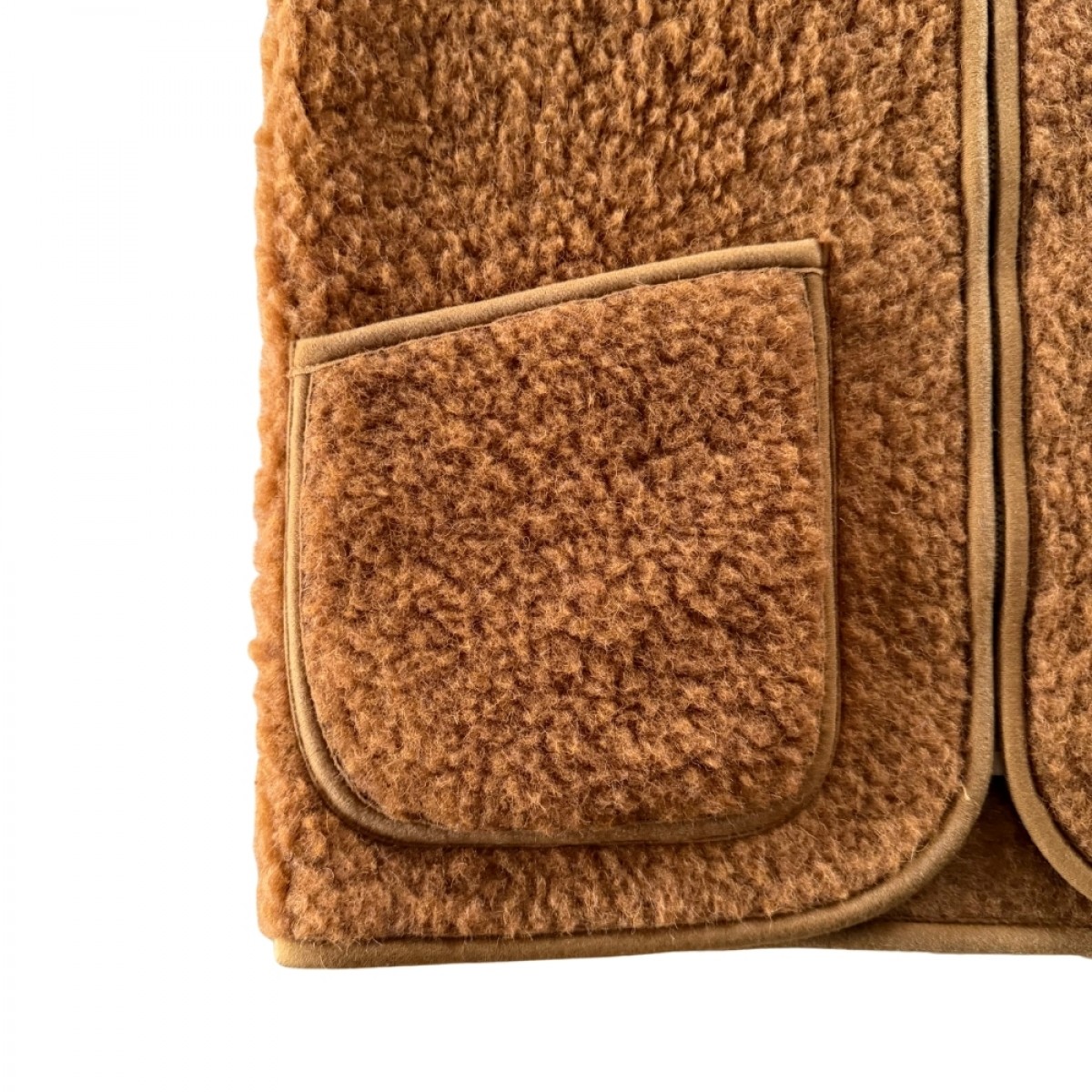 pepitko coldbreaker vest - camel - lomme